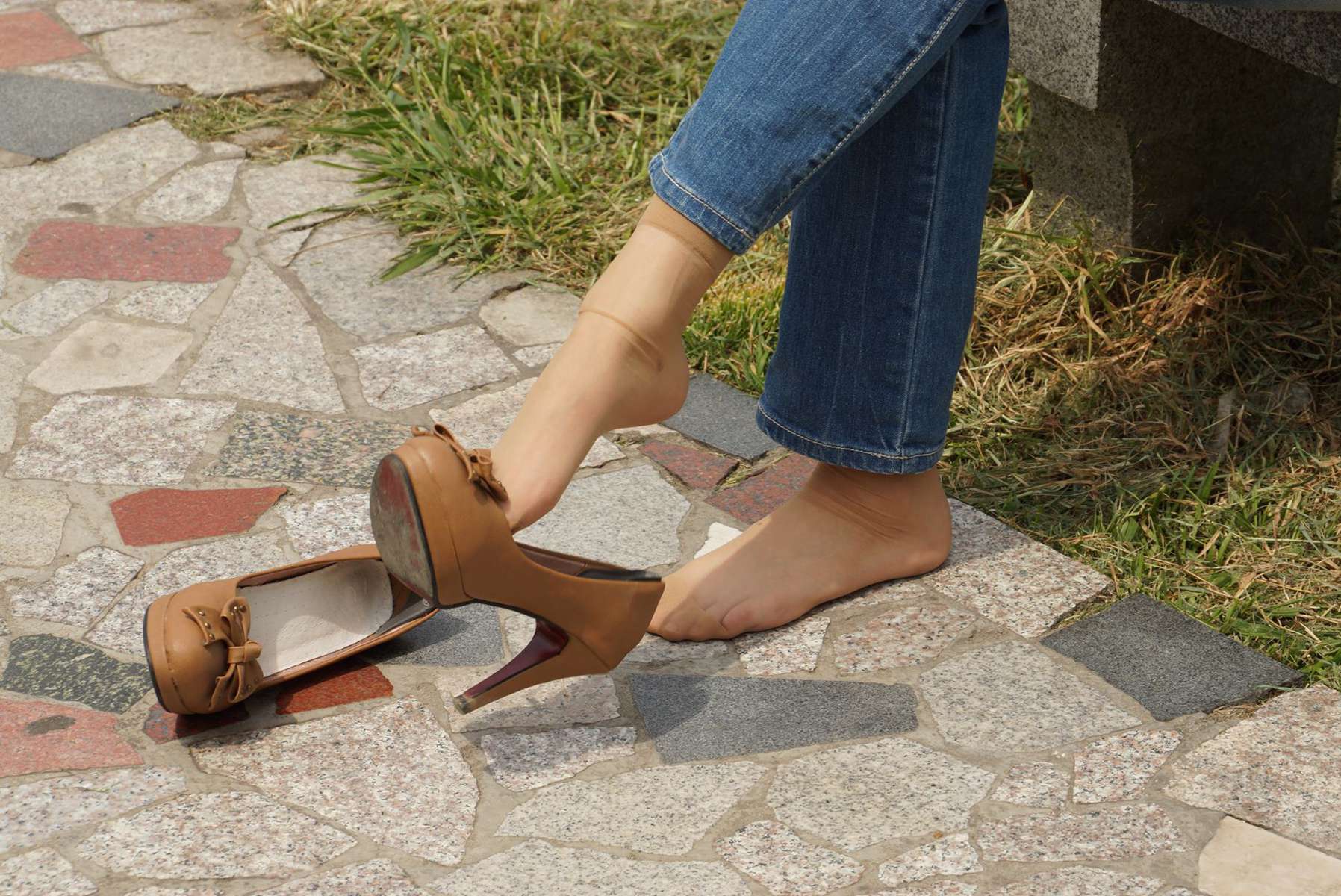 图片[51]-自由摄影 No.330 茜茜 肉丝挑鞋 [58P] – 速更版-美库