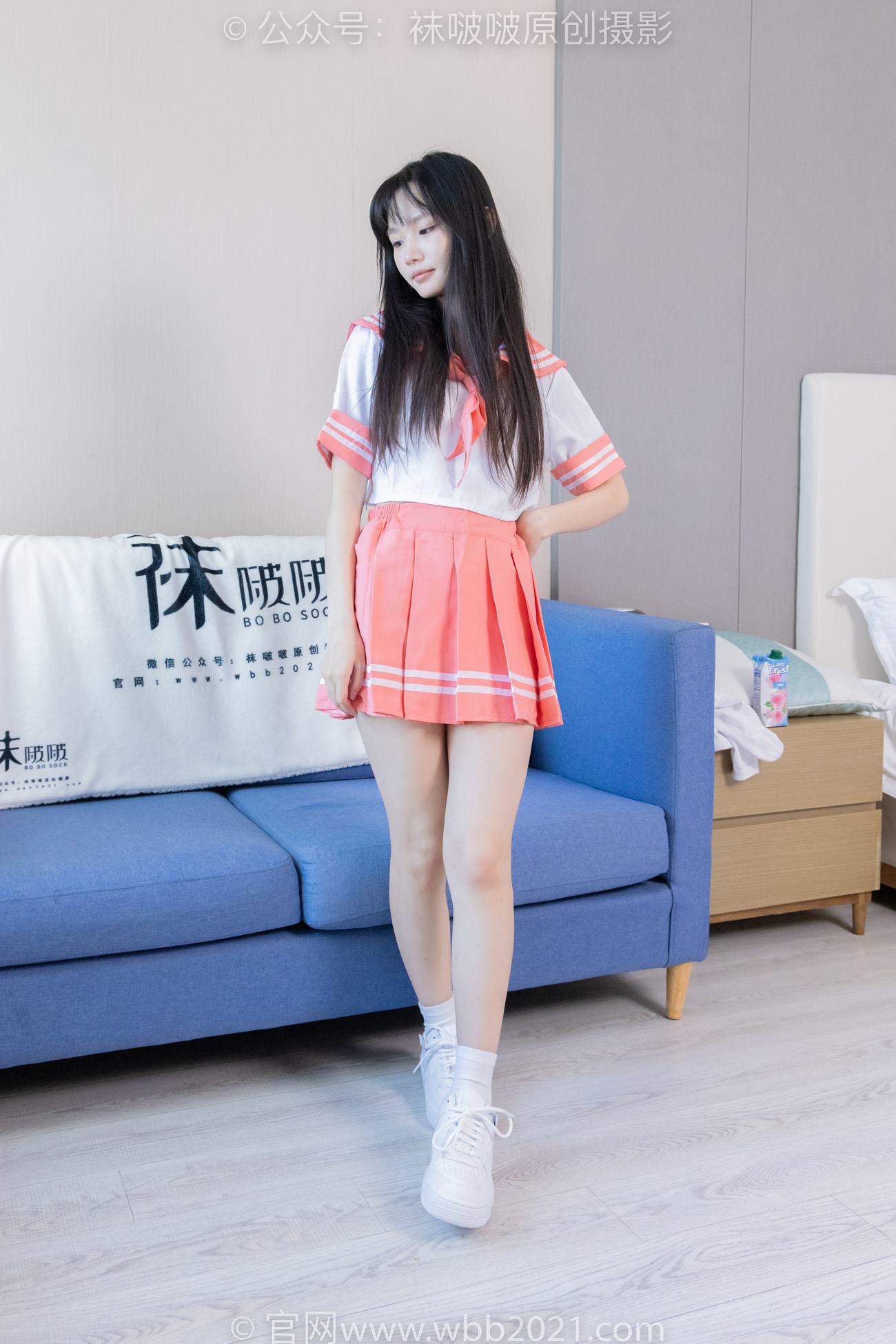 图片[123]-[BoBoSocks袜啵啵]NO.429 甜甜圈-板鞋、白棉袜、过膝白棉袜[143P] – 速更版-美库