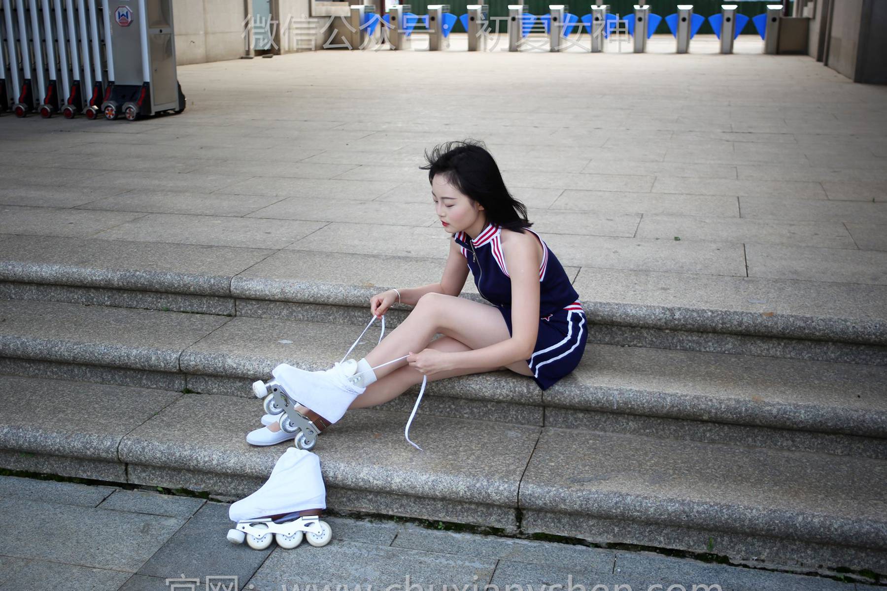 图片[14]-初夏女神 NO.237 双双 溜冰女孩[122P] – 速更版-美库