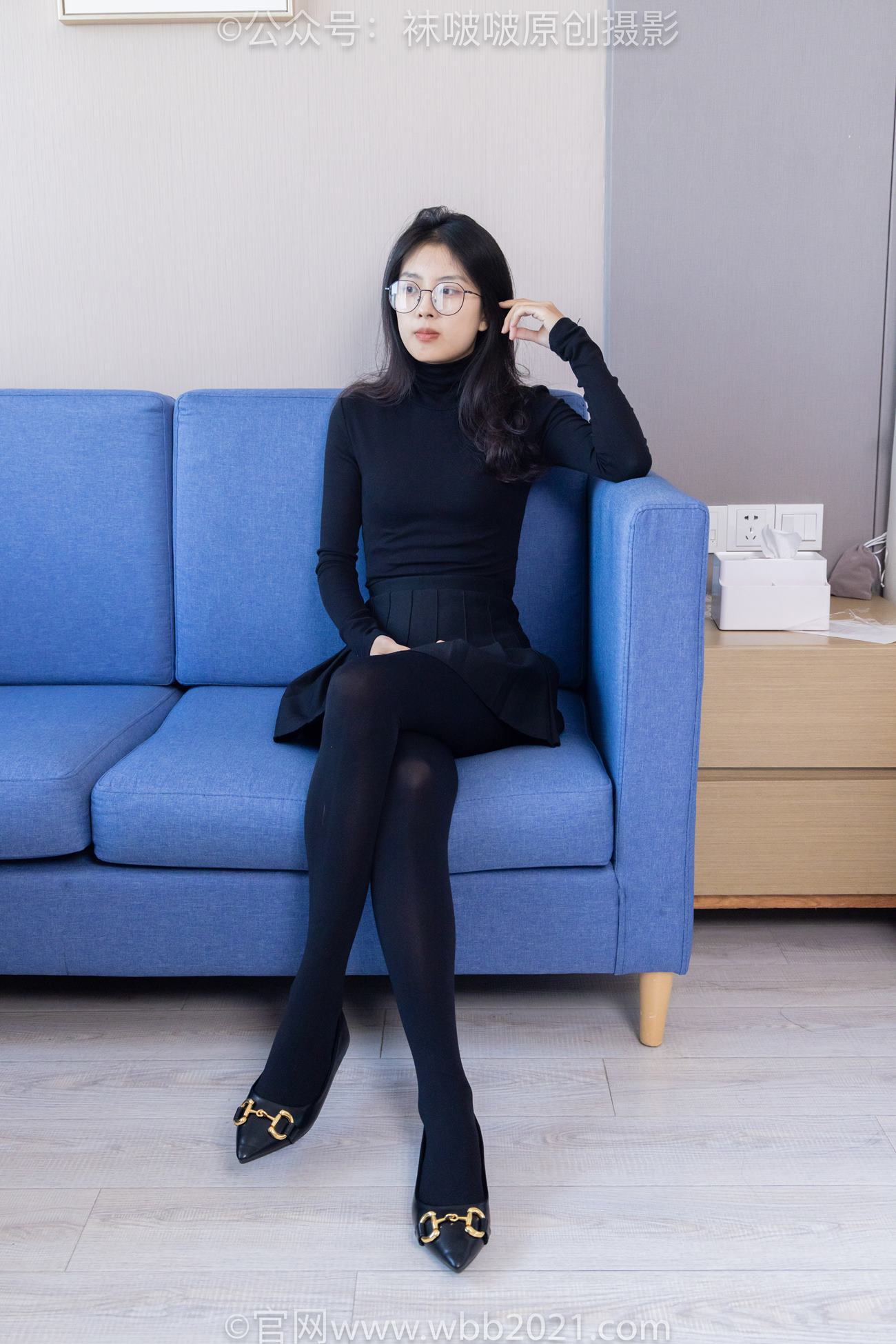 图片[11]-[BoBoSocks袜啵啵]NO.430 奶油-平底鞋、厚黑丝、丝袜踩奶油小蛋糕剧情[114P] – 速更版-美库