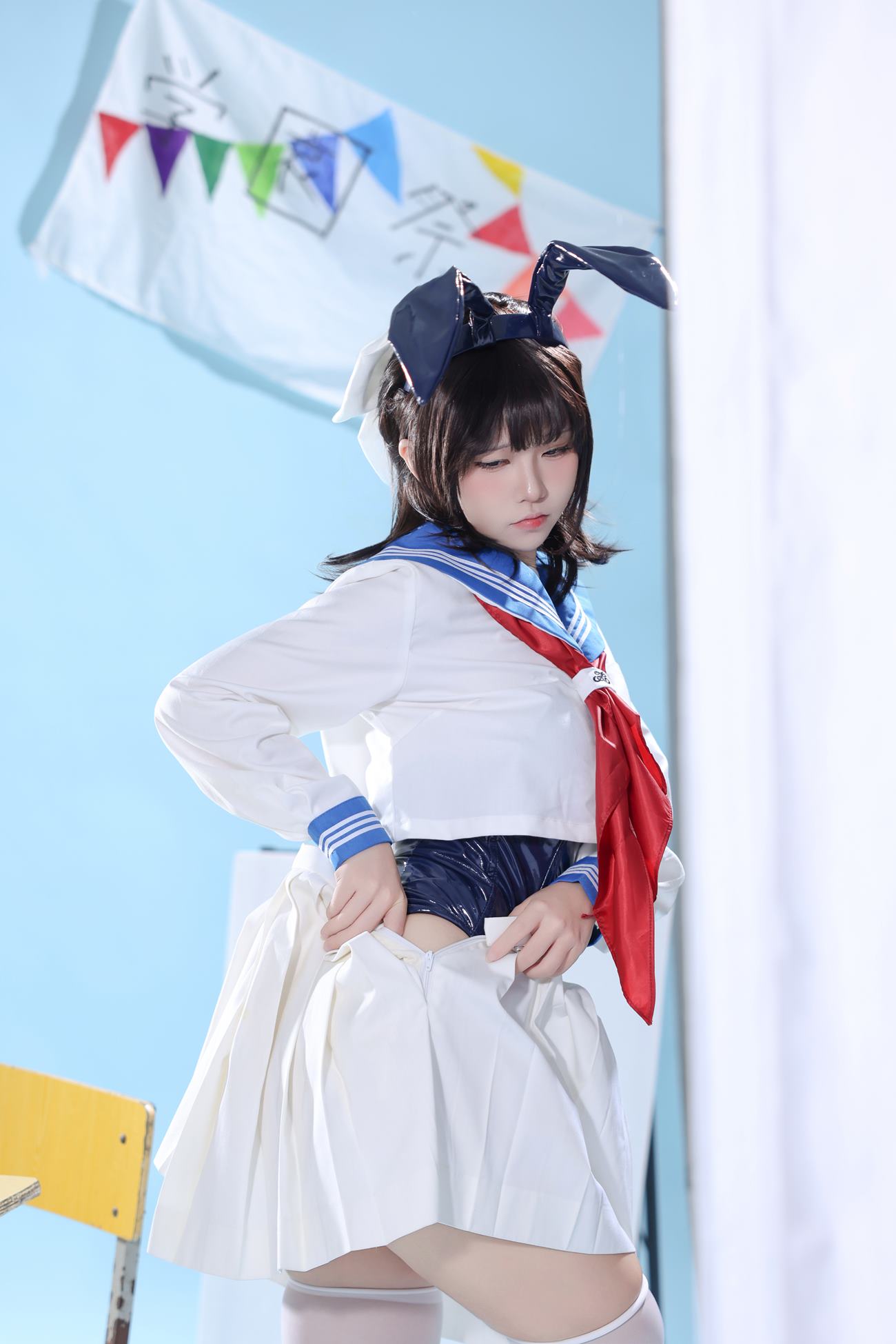 G44不会受伤 - 水手服兔女郎咖啡厅[18P] - 速更版-绅士图