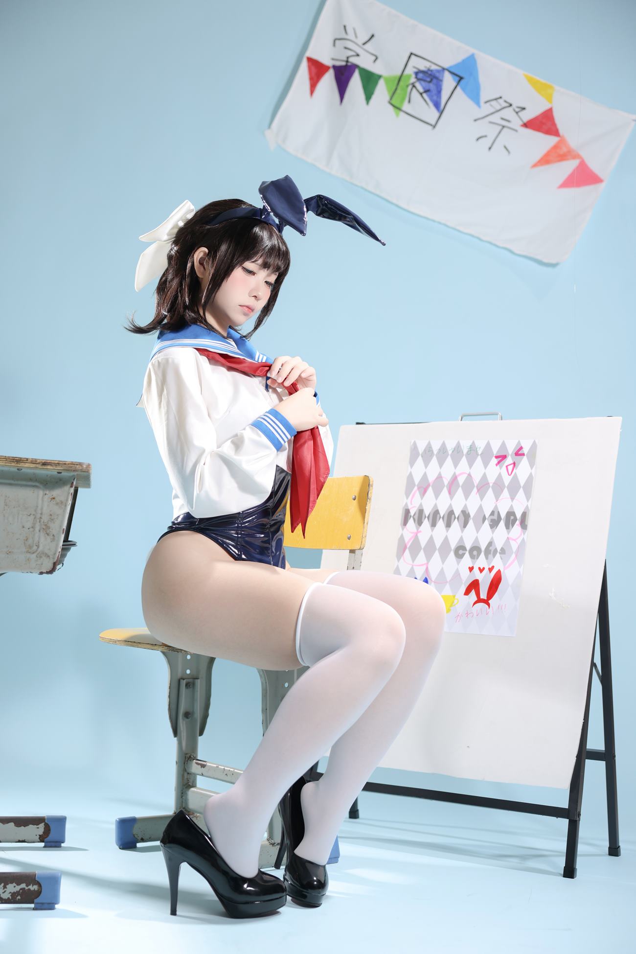 图片[12]-G44不会受伤 – 水手服兔女郎咖啡厅[18P] – 速更版-美库