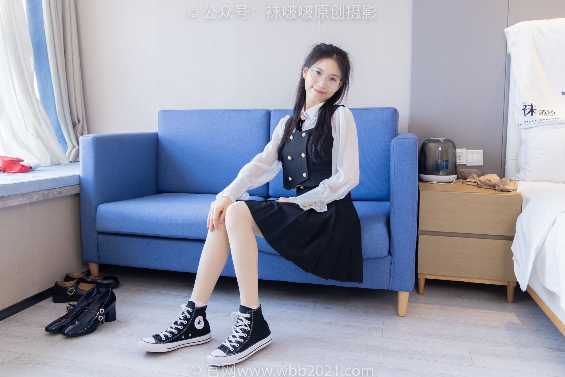 图片[82]-[BoBoSocks袜啵啵]NO.431 芝士-高跟鞋、板鞋、黑棉袜、粉棉袜、油亮肉丝[124P] – 速更版-美库