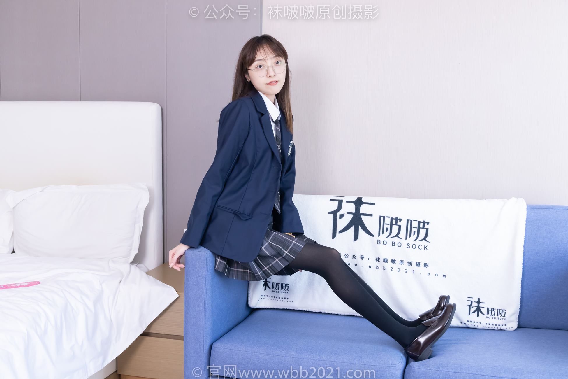 图片[10]-[BoBoSocks袜啵啵]NO.432 稚予-皮鞋、厚黑丝、jk制服[162P] – 速更版-美库