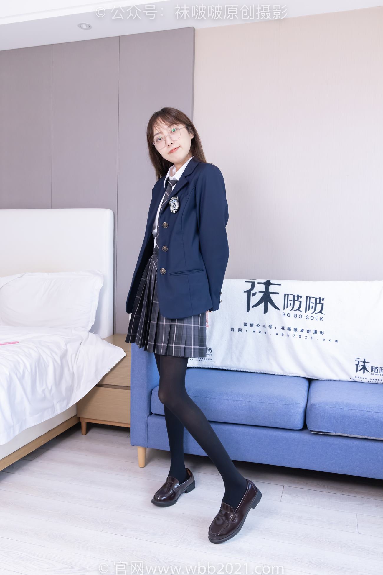 图片[16]-[BoBoSocks袜啵啵]NO.432 稚予-皮鞋、厚黑丝、jk制服[162P] – 速更版-美库