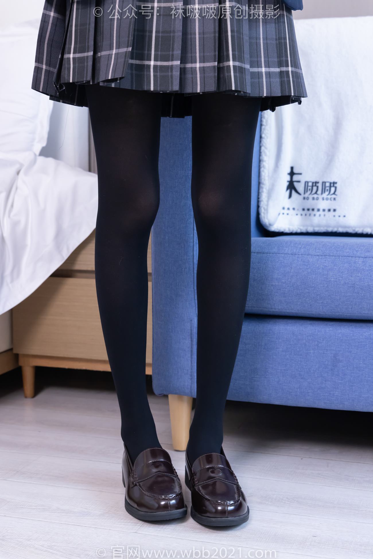 图片[19]-[BoBoSocks袜啵啵]NO.432 稚予-皮鞋、厚黑丝、jk制服[162P] – 速更版-美库