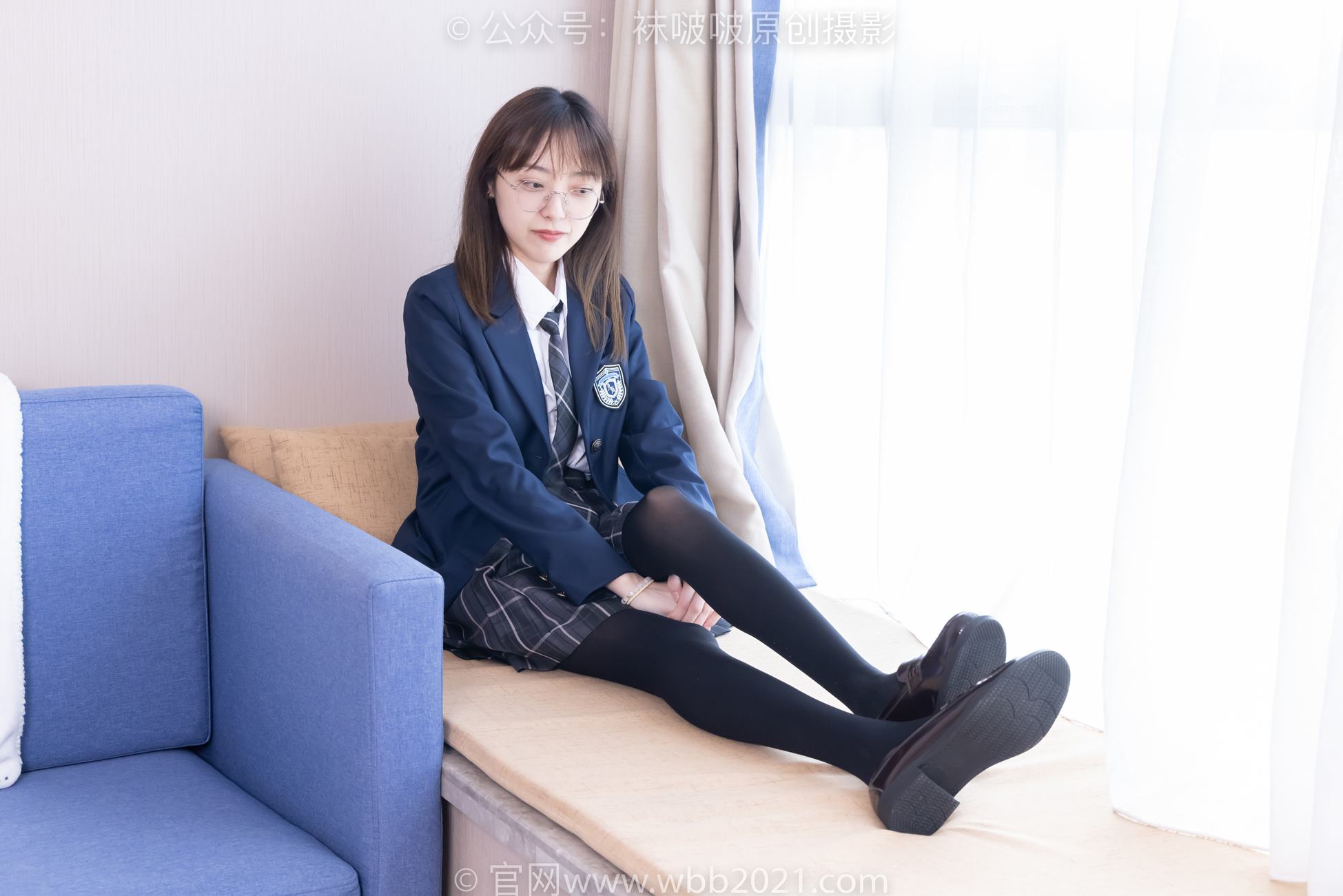 图片[41]-[BoBoSocks袜啵啵]NO.432 稚予-皮鞋、厚黑丝、jk制服[162P] – 速更版-美库