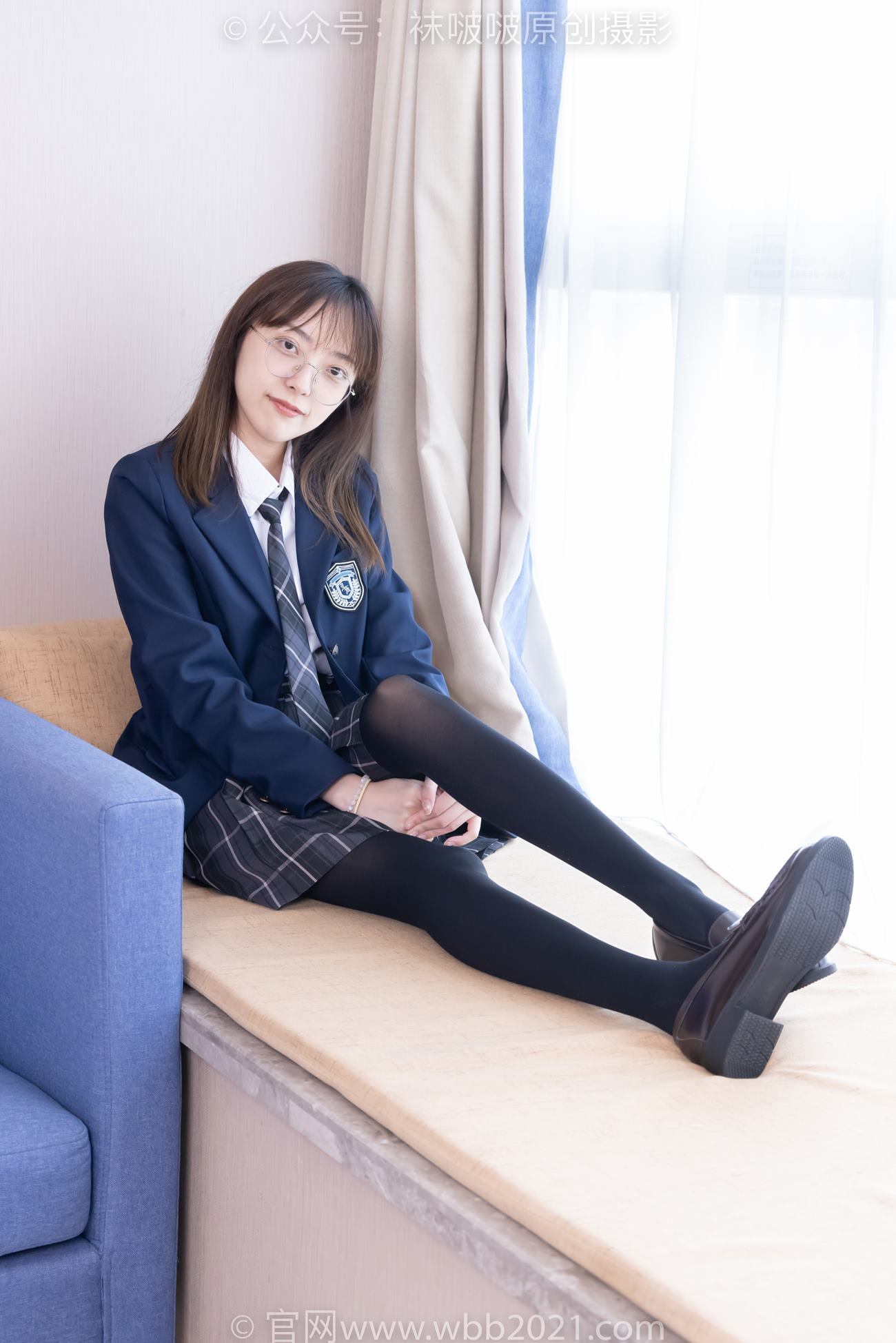 图片[44]-[BoBoSocks袜啵啵]NO.432 稚予-皮鞋、厚黑丝、jk制服[162P] – 速更版-美库