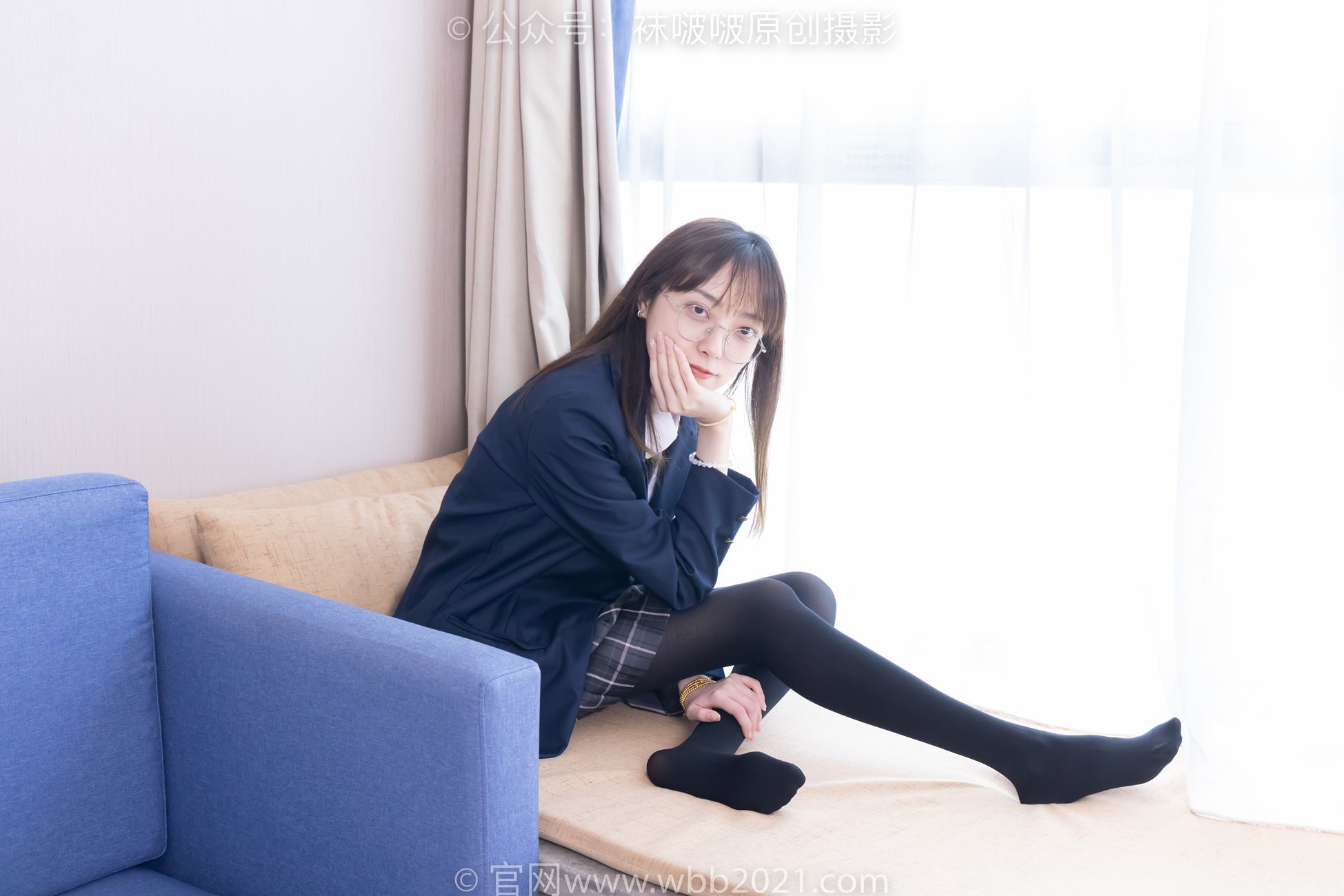 图片[51]-[BoBoSocks袜啵啵]NO.432 稚予-皮鞋、厚黑丝、jk制服[162P] – 速更版-美库