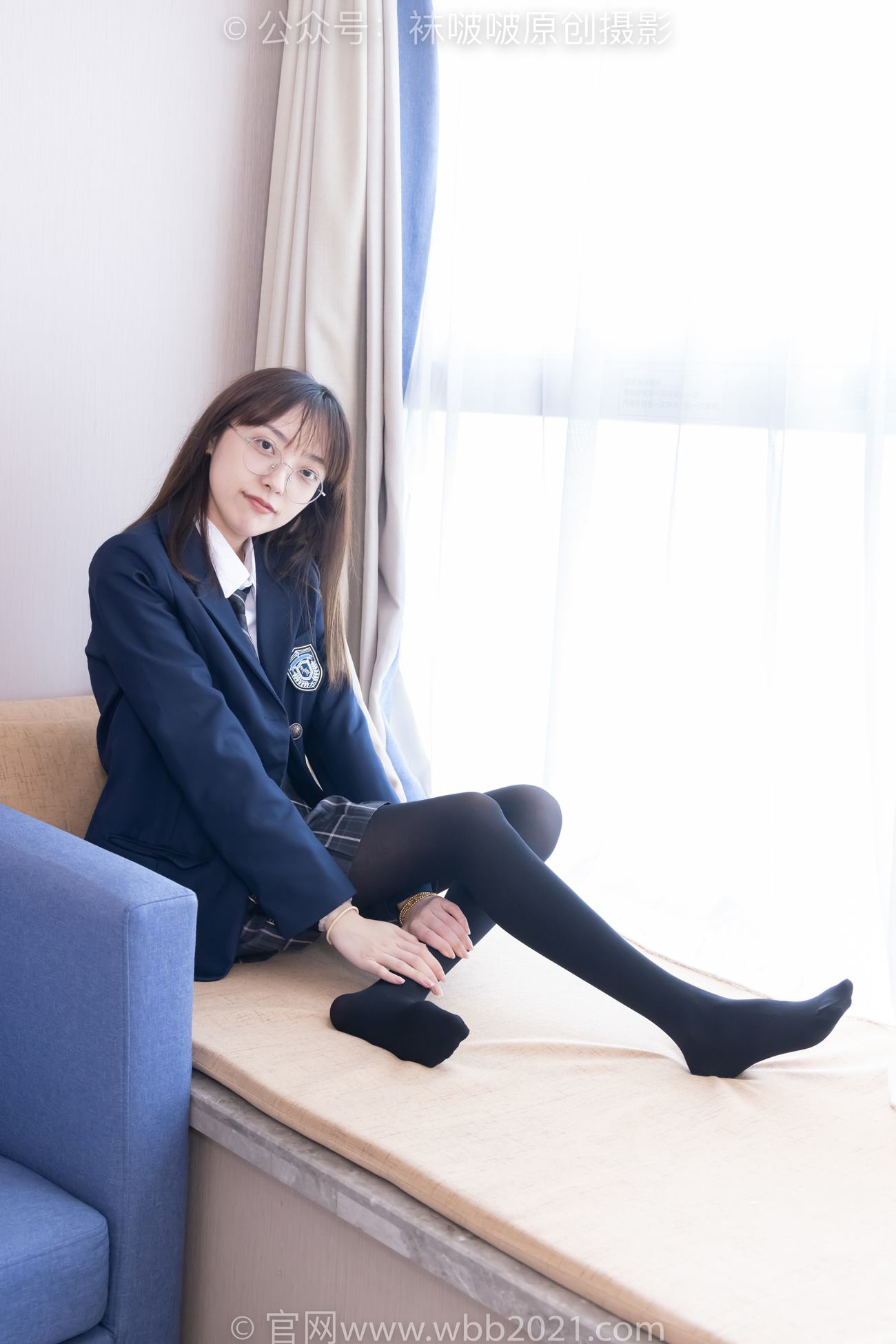 图片[53]-[BoBoSocks袜啵啵]NO.432 稚予-皮鞋、厚黑丝、jk制服[162P] – 速更版-美库