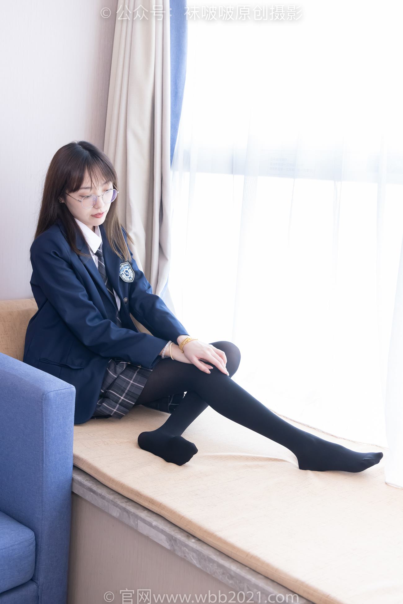 图片[54]-[BoBoSocks袜啵啵]NO.432 稚予-皮鞋、厚黑丝、jk制服[162P] – 速更版-美库