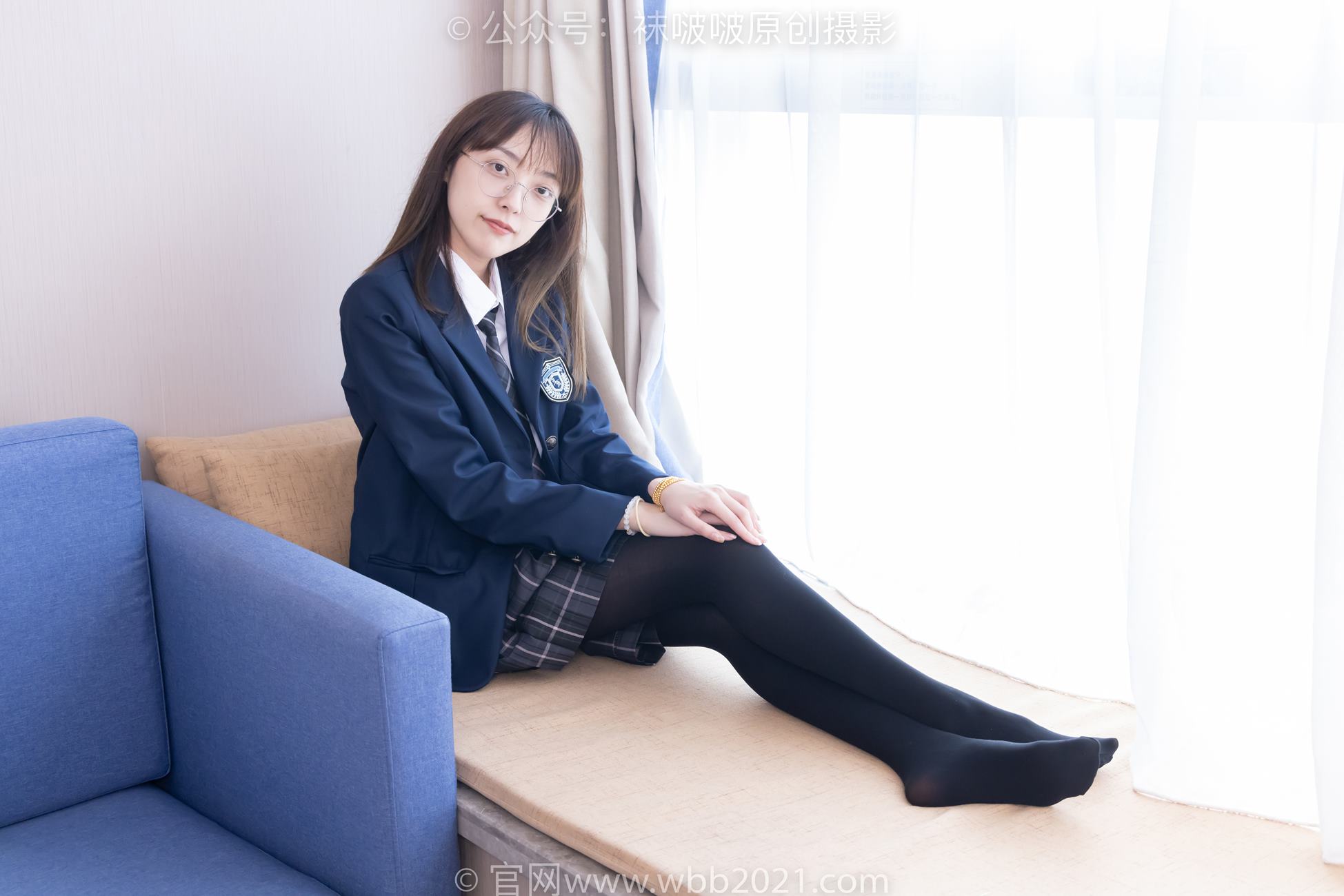 图片[55]-[BoBoSocks袜啵啵]NO.432 稚予-皮鞋、厚黑丝、jk制服[162P] – 速更版-美库