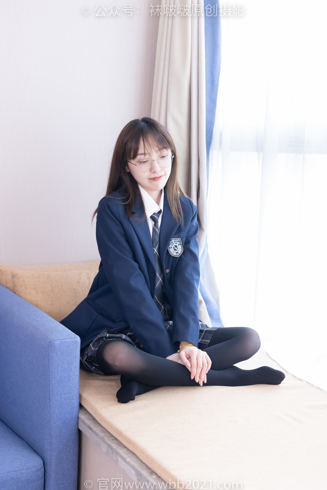 图片[57]-[BoBoSocks袜啵啵]NO.432 稚予-皮鞋、厚黑丝、jk制服[162P] – 速更版-美库