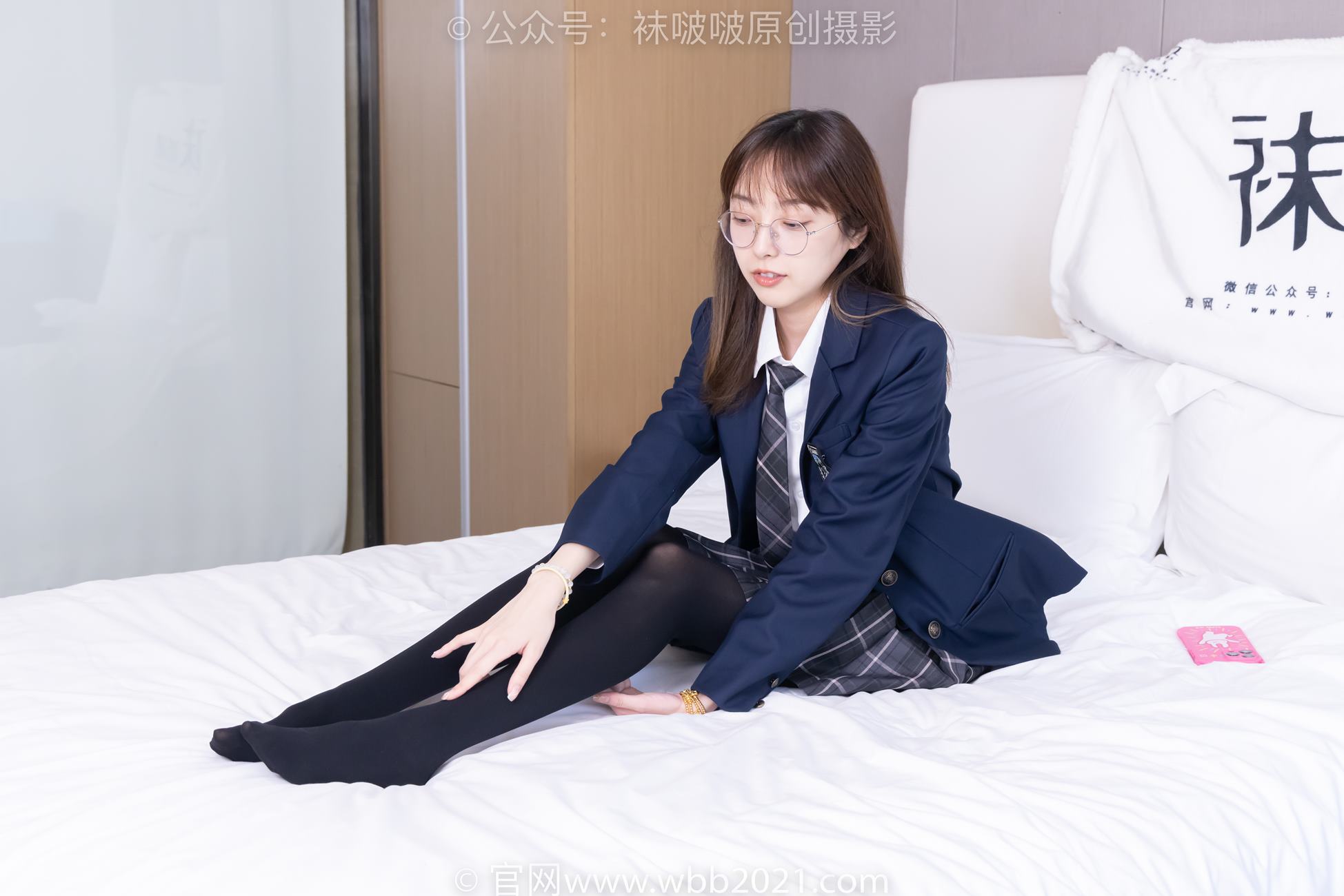 图片[92]-[BoBoSocks袜啵啵]NO.432 稚予-皮鞋、厚黑丝、jk制服[162P] – 速更版-美库