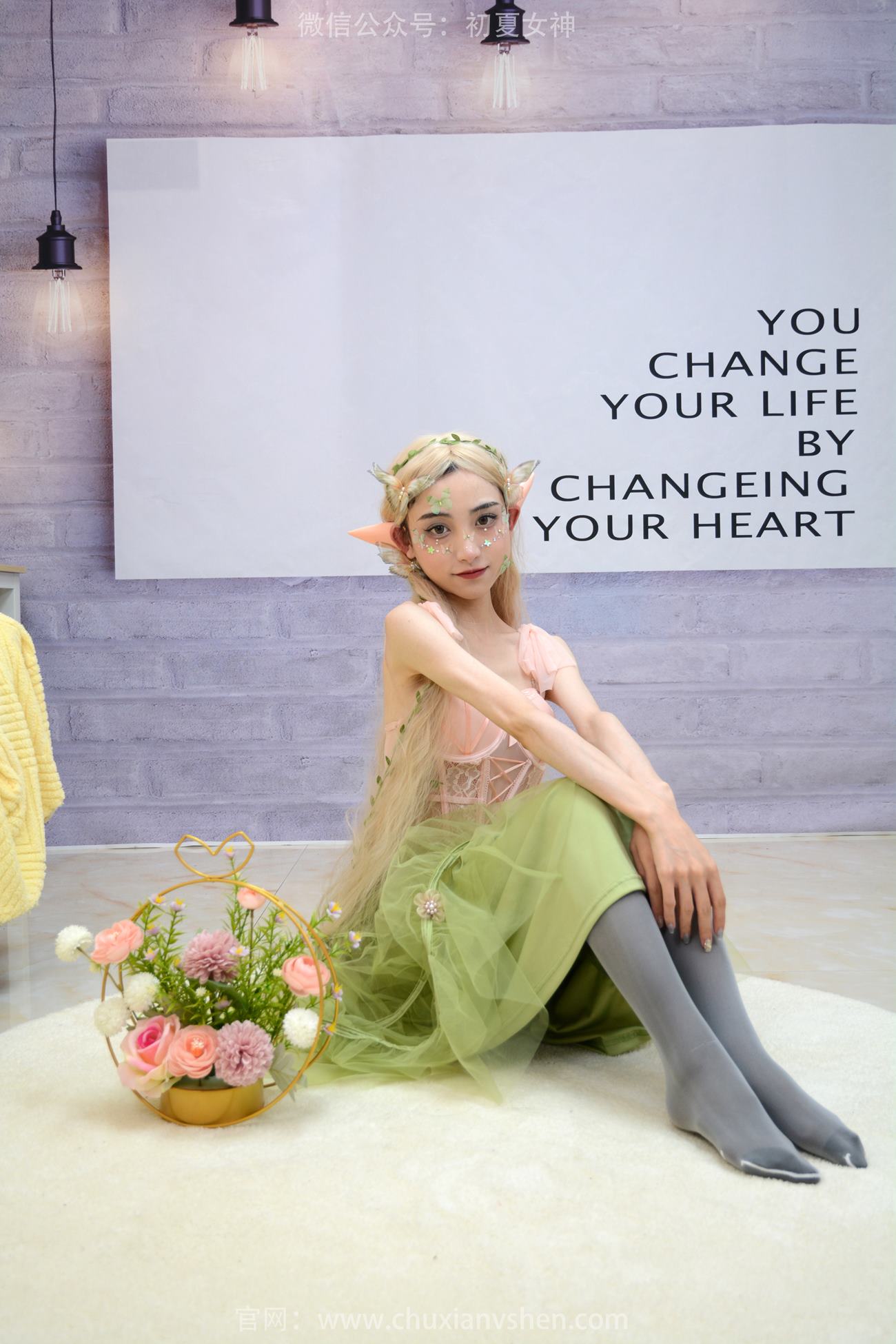 图片[13]-初夏女神 NO.240 柒柒 精灵之光[84P] – 速更版-美库