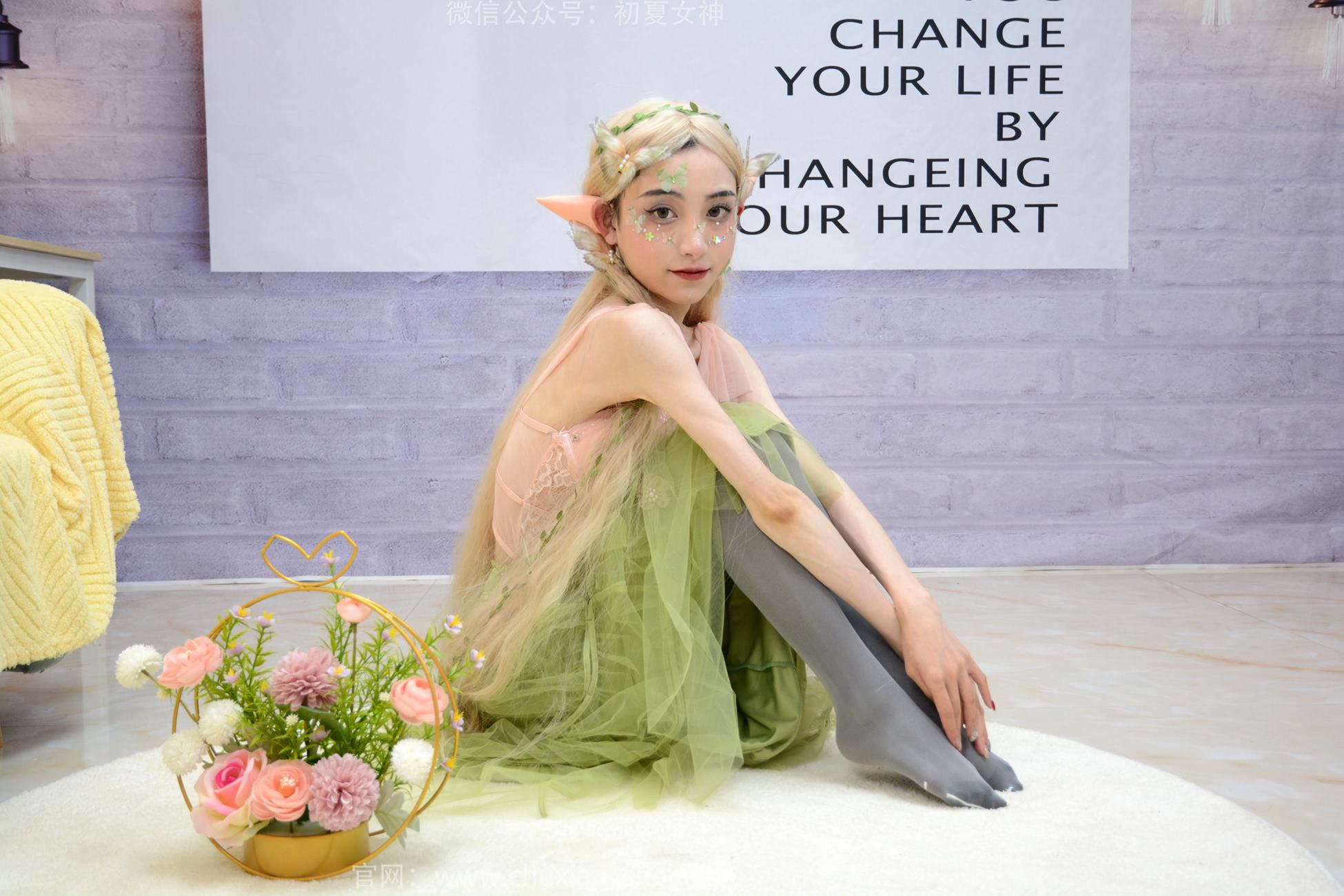 图片[14]-初夏女神 NO.240 柒柒 精灵之光[84P] – 速更版-美库