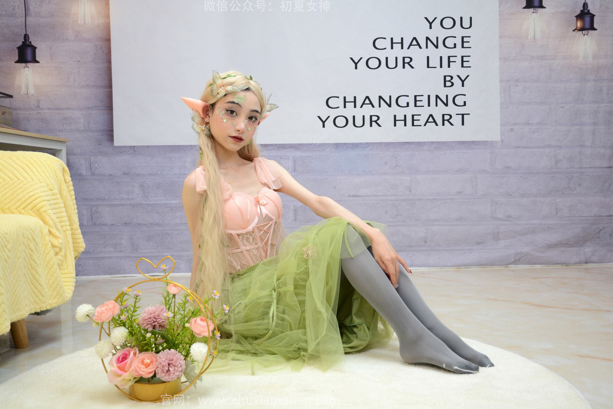 图片[15]-初夏女神 NO.240 柒柒 精灵之光[84P] – 速更版-美库