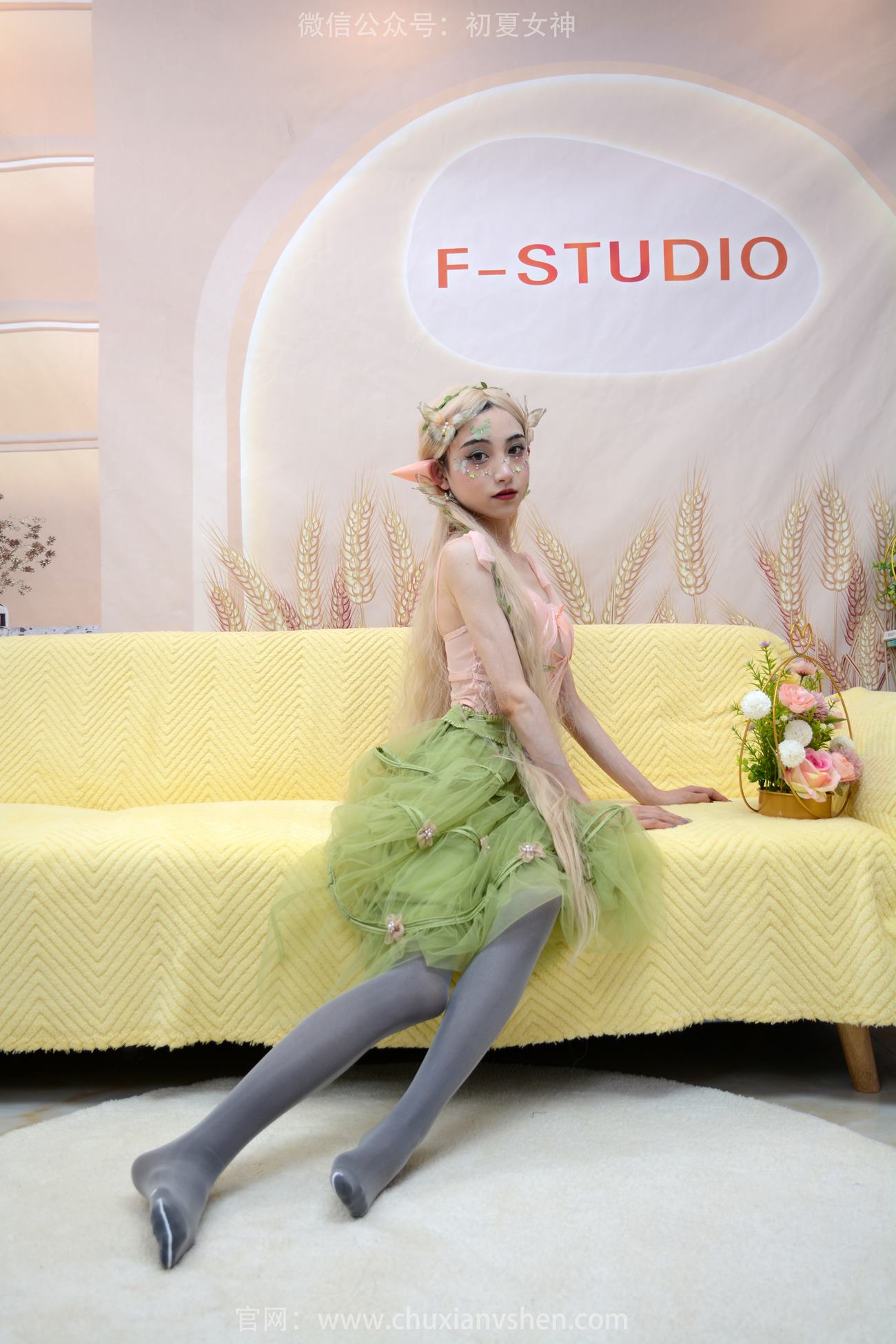 图片[16]-初夏女神 NO.240 柒柒 精灵之光[84P] – 速更版-美库