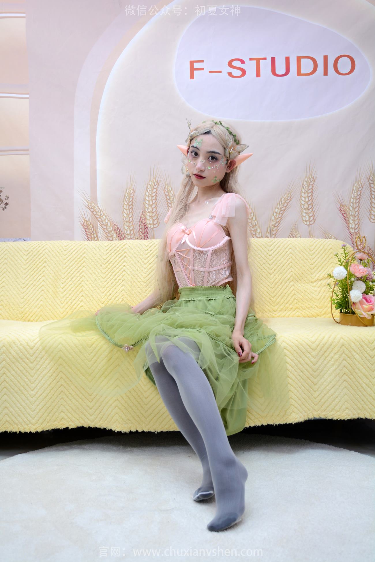 图片[20]-初夏女神 NO.240 柒柒 精灵之光[84P] – 速更版-美库