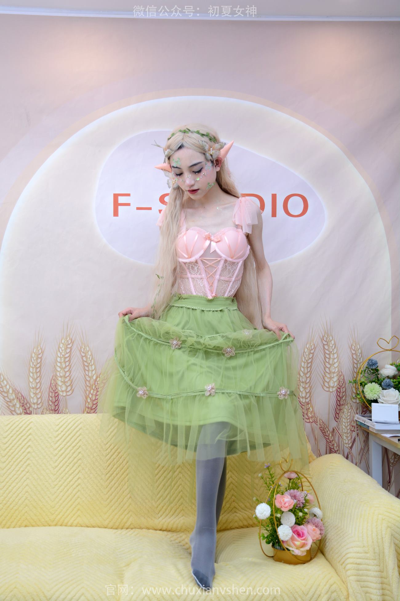 图片[22]-初夏女神 NO.240 柒柒 精灵之光[84P] – 速更版-美库