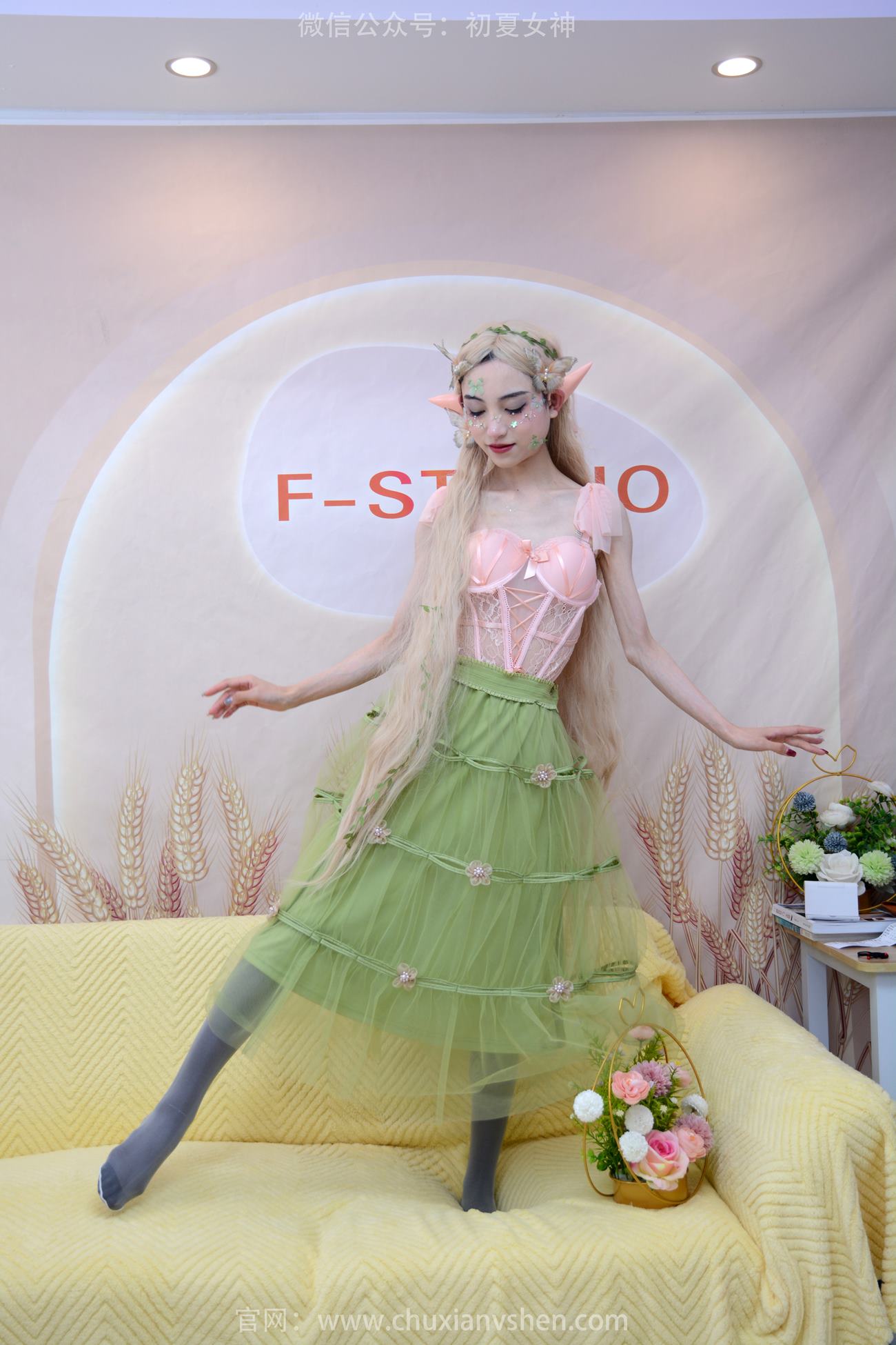 图片[23]-初夏女神 NO.240 柒柒 精灵之光[84P] – 速更版-美库