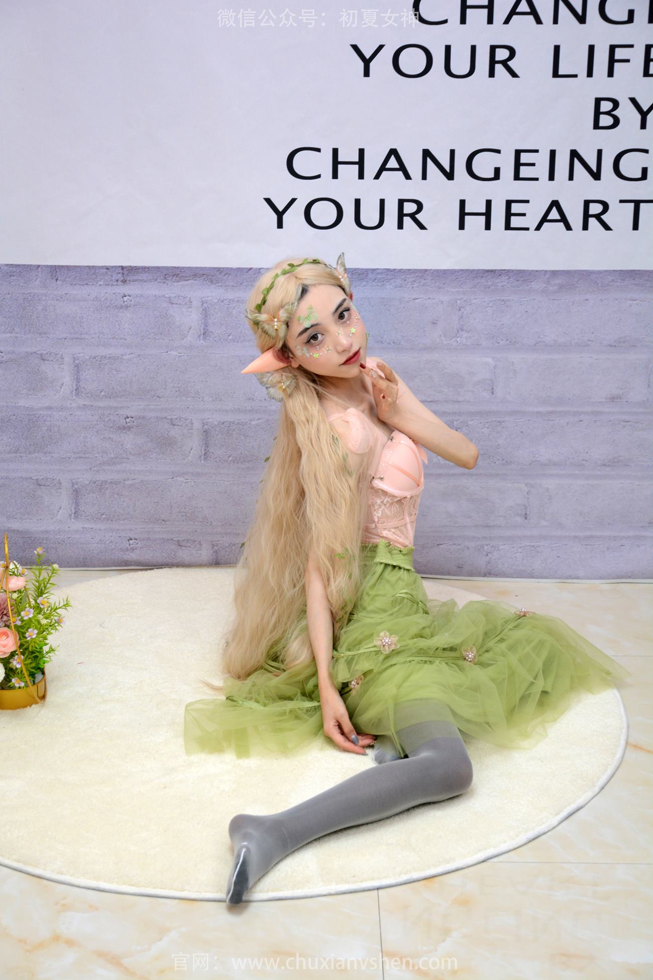 图片[32]-初夏女神 NO.240 柒柒 精灵之光[84P] – 速更版-美库