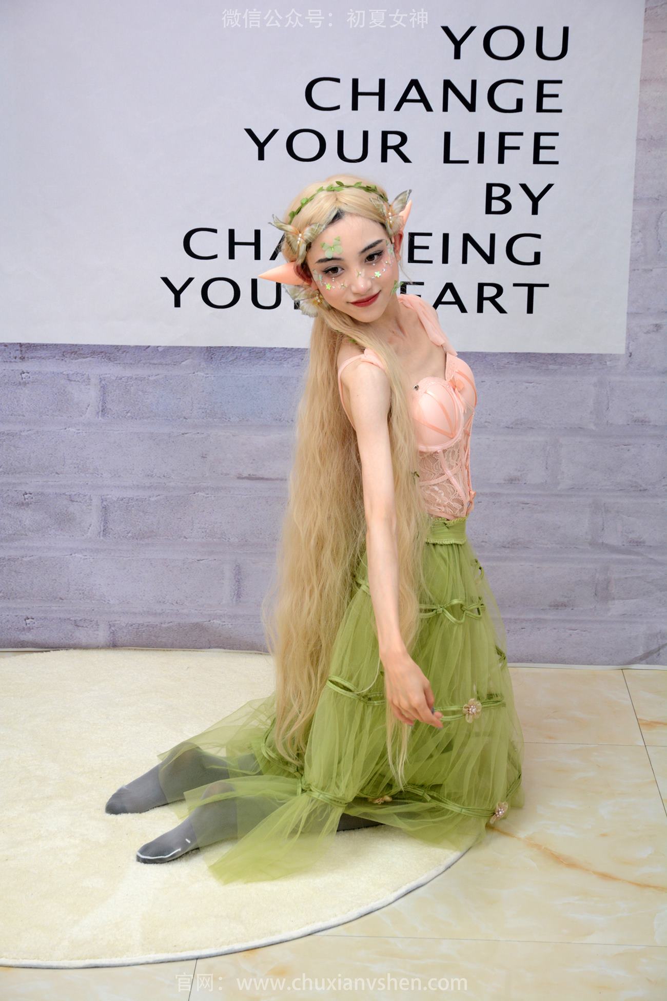 图片[33]-初夏女神 NO.240 柒柒 精灵之光[84P] – 速更版-美库