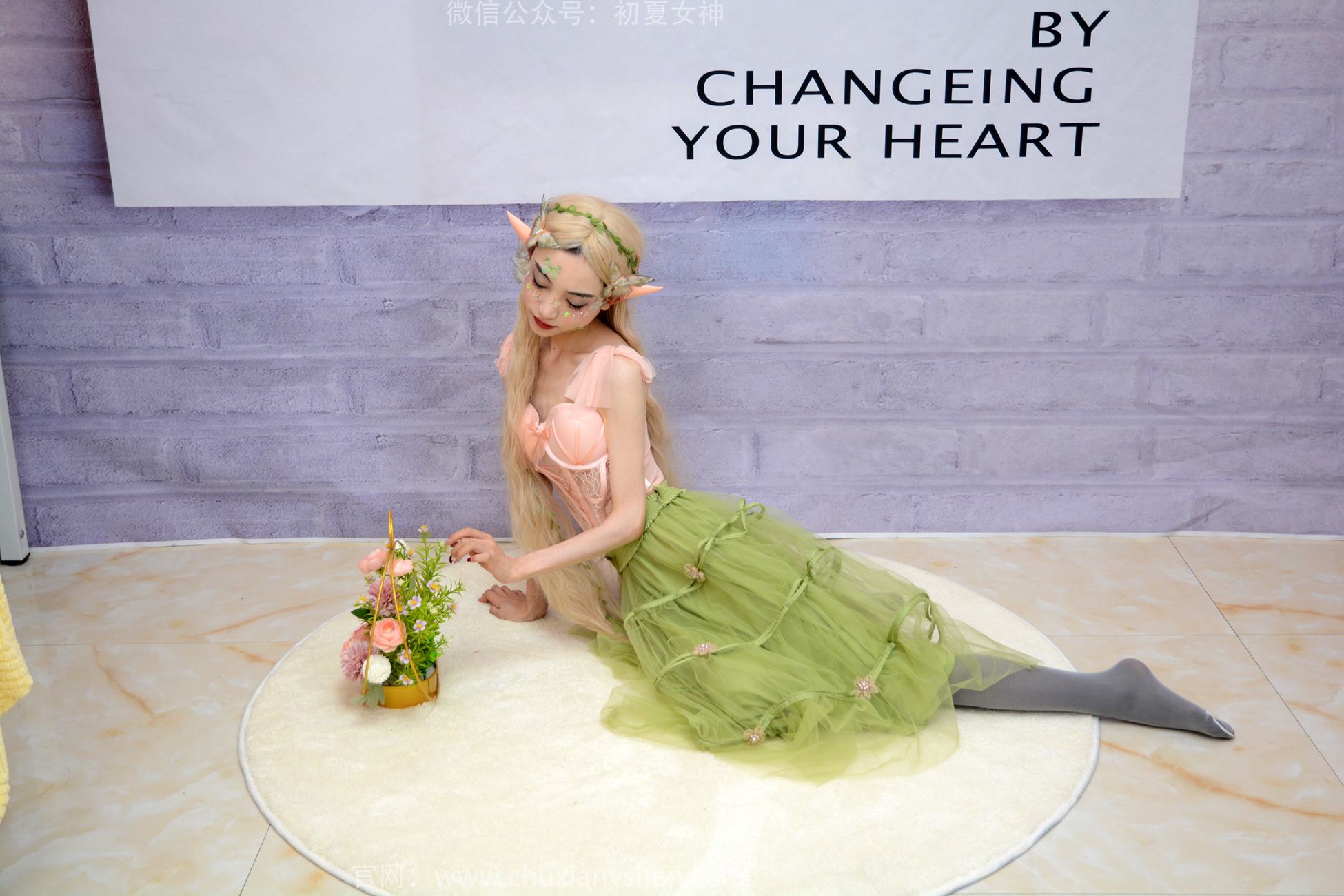 图片[34]-初夏女神 NO.240 柒柒 精灵之光[84P] – 速更版-美库