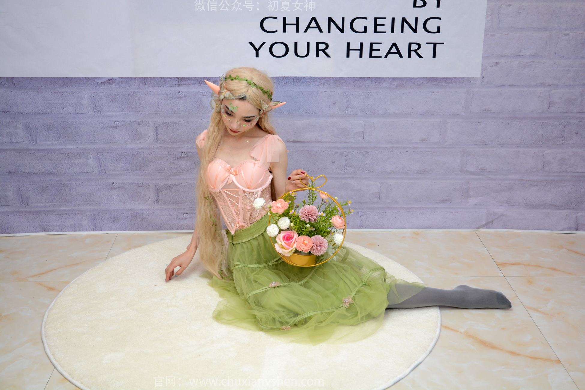 图片[36]-初夏女神 NO.240 柒柒 精灵之光[84P] – 速更版-美库