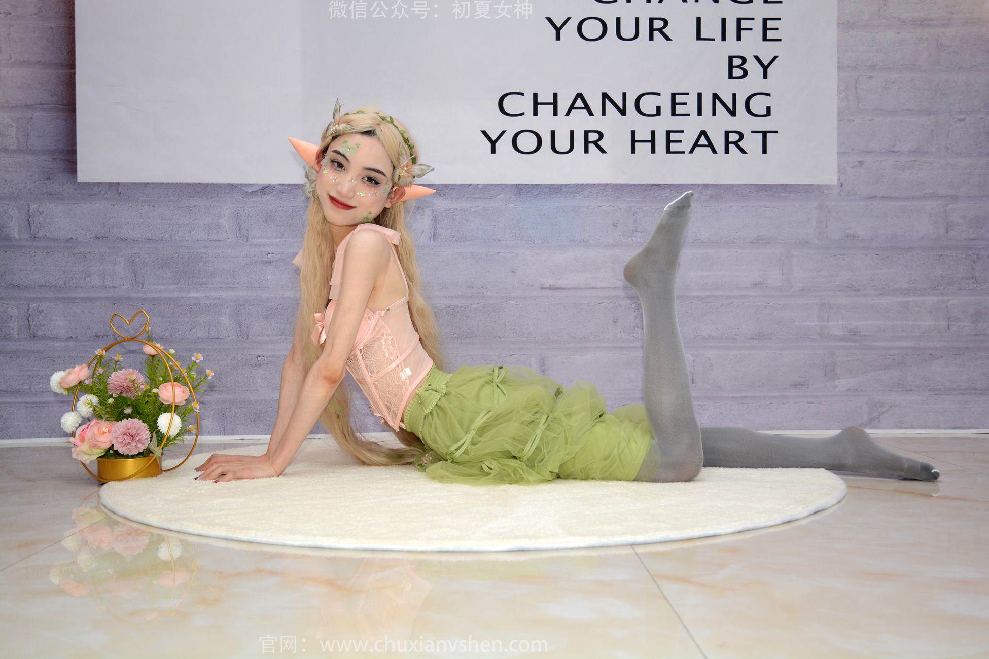 图片[41]-初夏女神 NO.240 柒柒 精灵之光[84P] – 速更版-美库