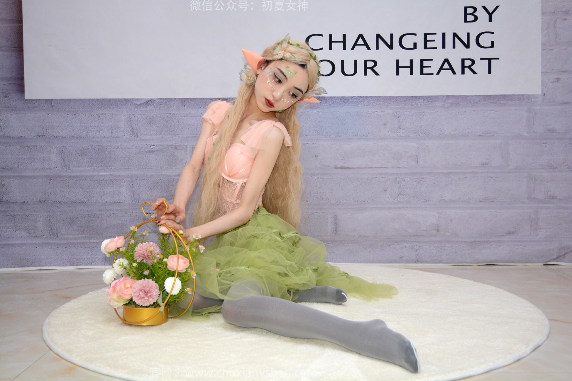 图片[45]-初夏女神 NO.240 柒柒 精灵之光[84P] – 速更版-美库