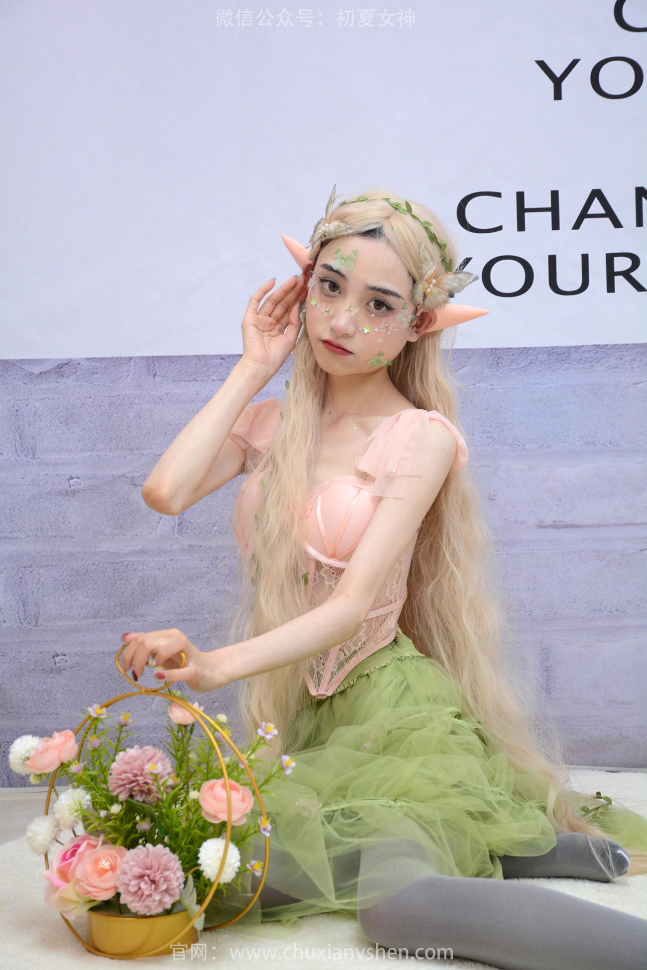 图片[46]-初夏女神 NO.240 柒柒 精灵之光[84P] – 速更版-美库