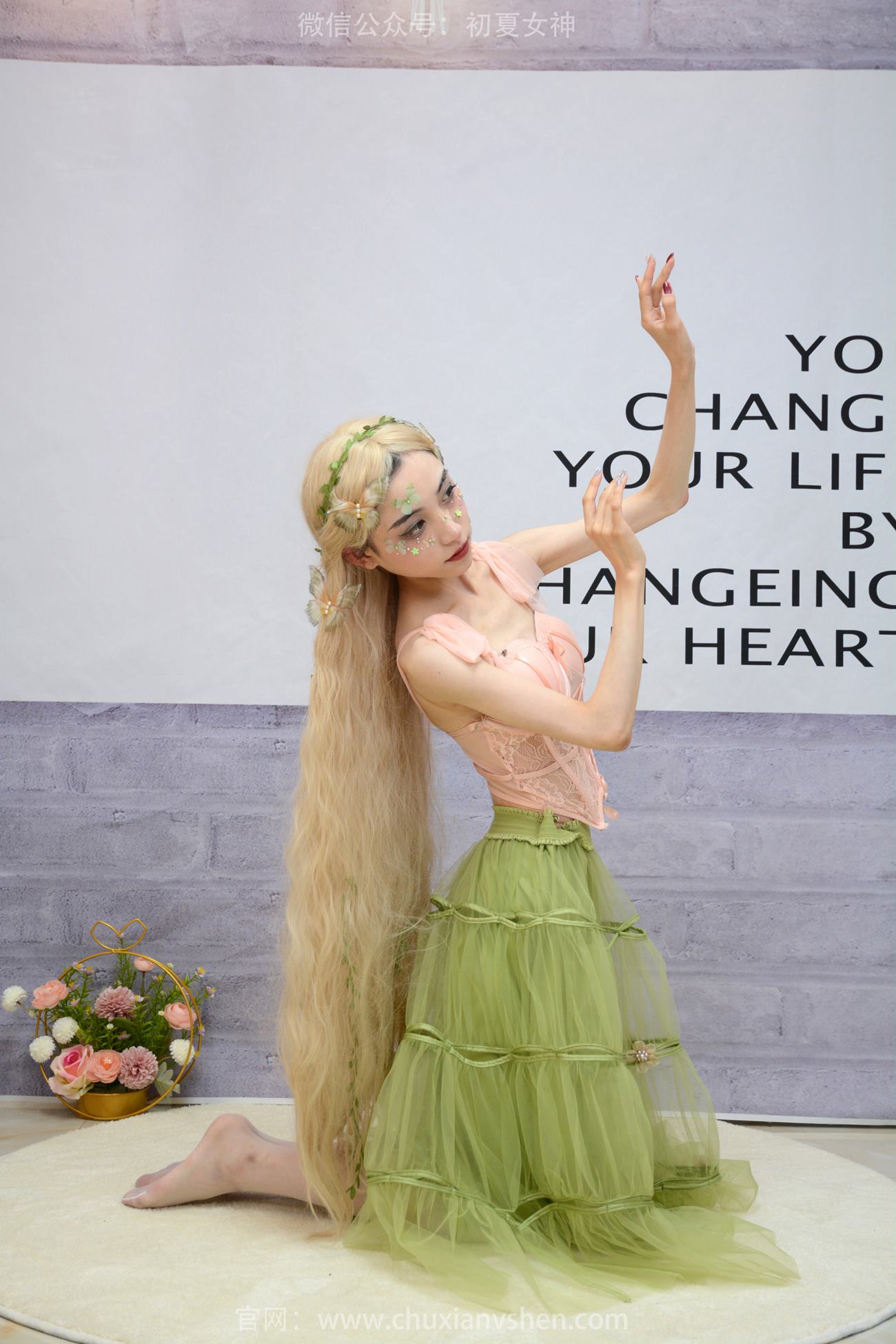 图片[58]-初夏女神 NO.240 柒柒 精灵之光[84P] – 速更版-美库