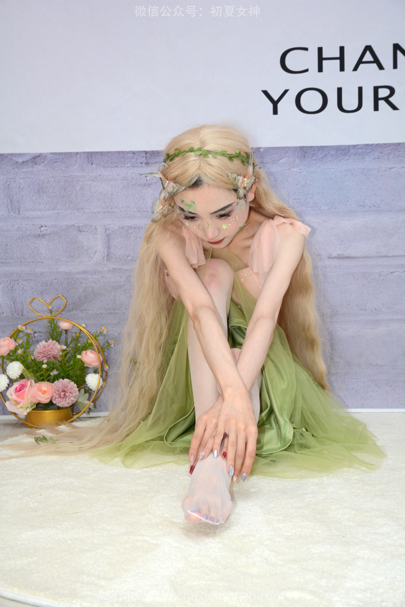 图片[61]-初夏女神 NO.240 柒柒 精灵之光[84P] – 速更版-美库