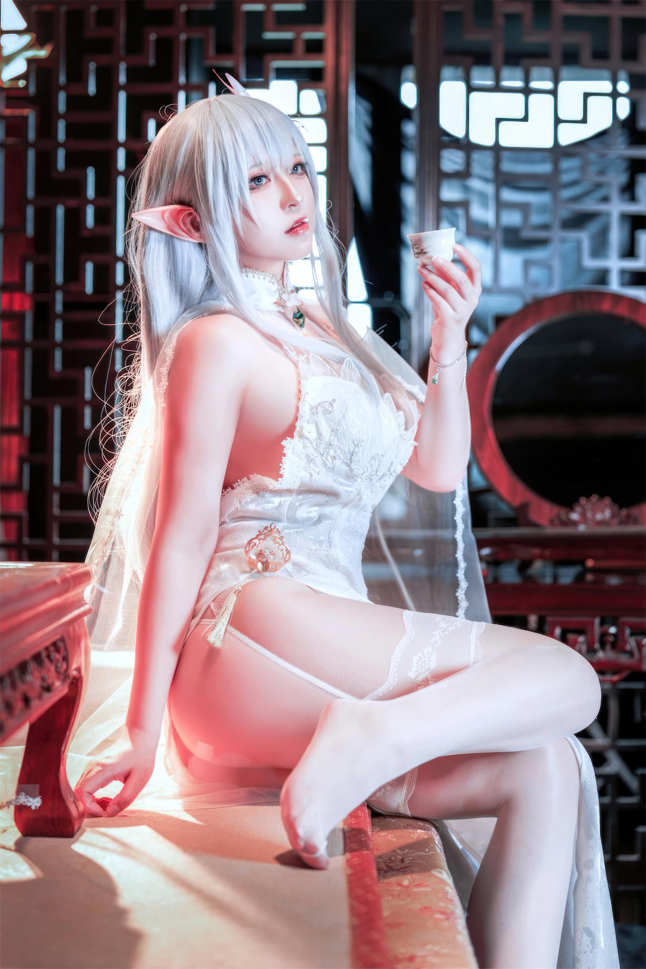 图片[12]-半半子 – 碧蓝航线 阿尔比恩旗袍[42P] – 速更版-美库