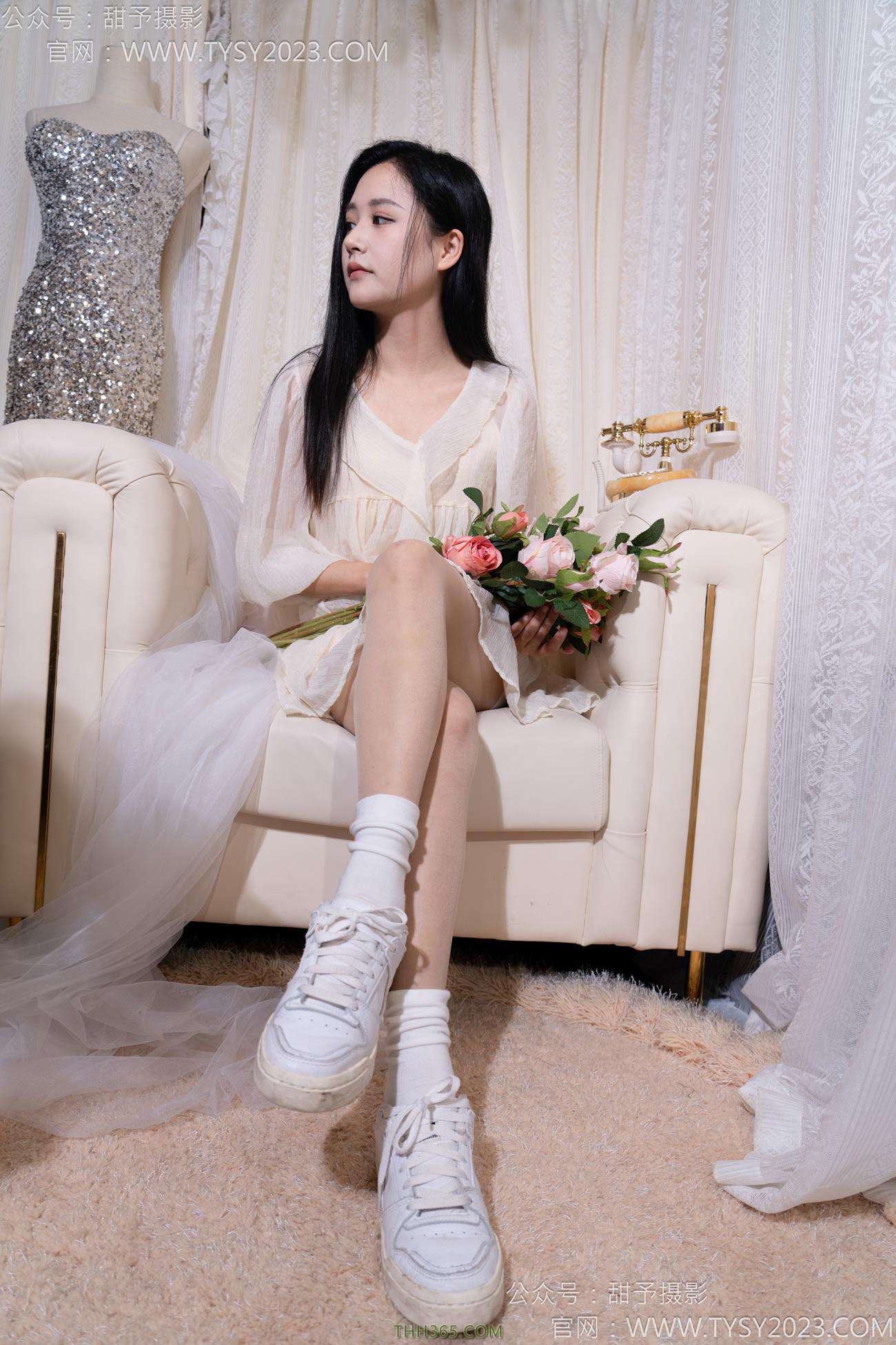 图片[22]-甜予摄影 NO.112 澜澜-板鞋、白棉袜、肉丝（脚尖加固款）[86P] – 速更版-美库