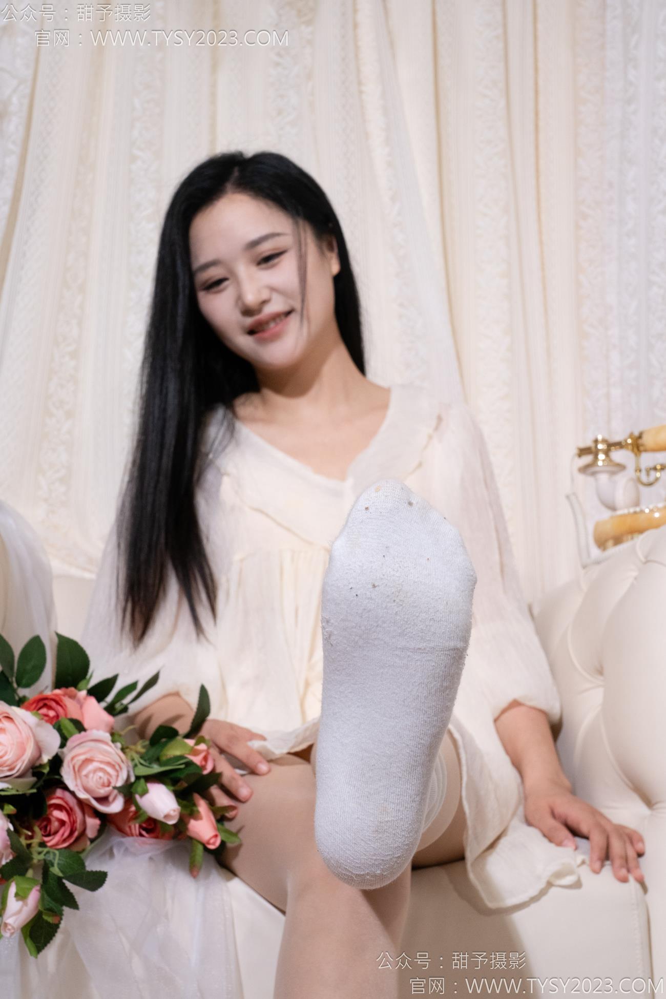 图片[33]-甜予摄影 NO.112 澜澜-板鞋、白棉袜、肉丝（脚尖加固款）[86P] – 速更版-美库