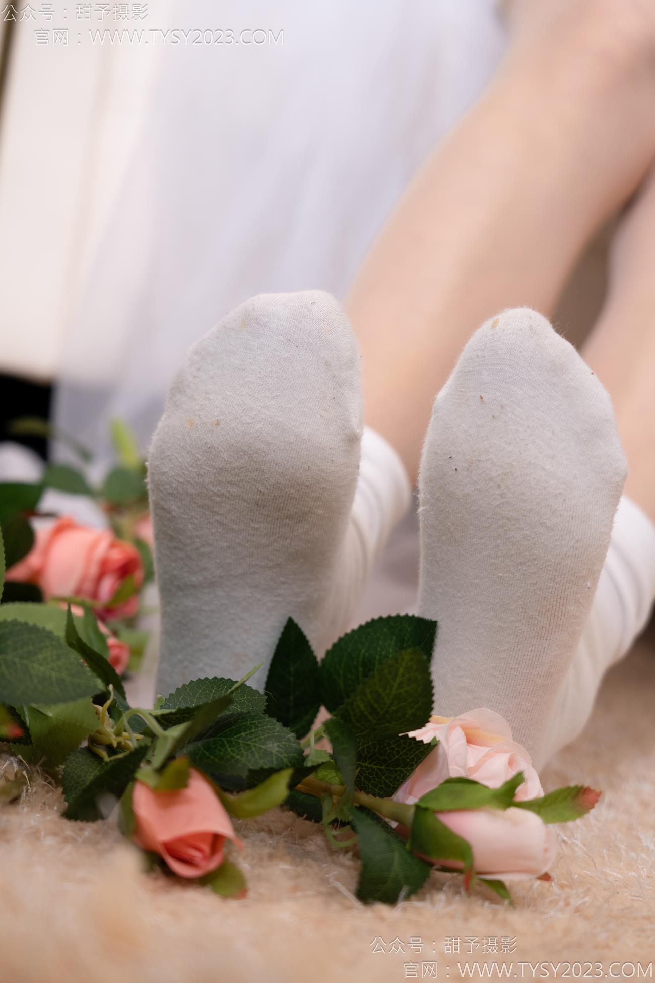 图片[57]-甜予摄影 NO.112 澜澜-板鞋、白棉袜、肉丝（脚尖加固款）[86P] – 速更版-美库