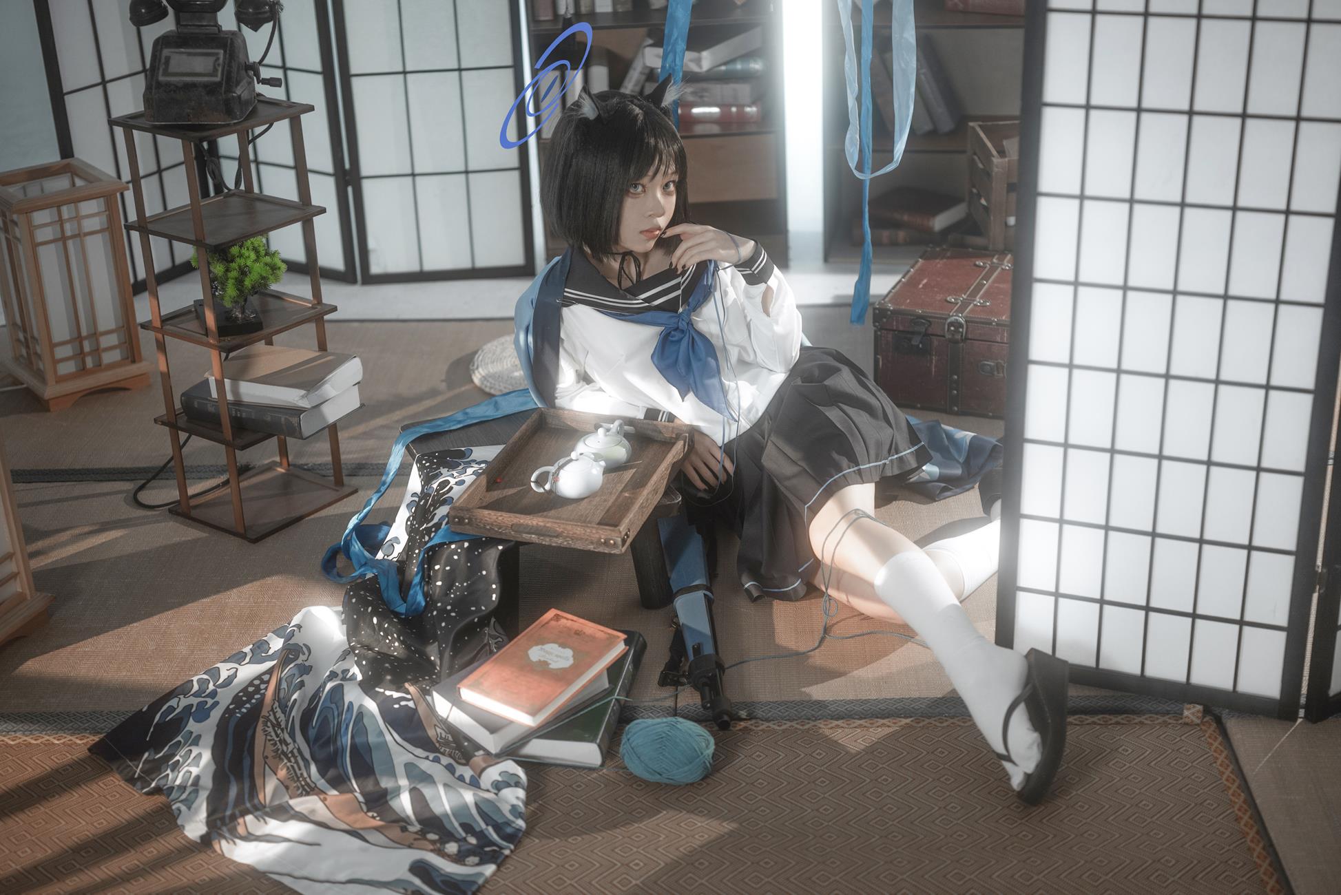 图片[22]-矢量鱼 – 蔚蓝档案 桐生桔梗[22P] – 速更版-美库