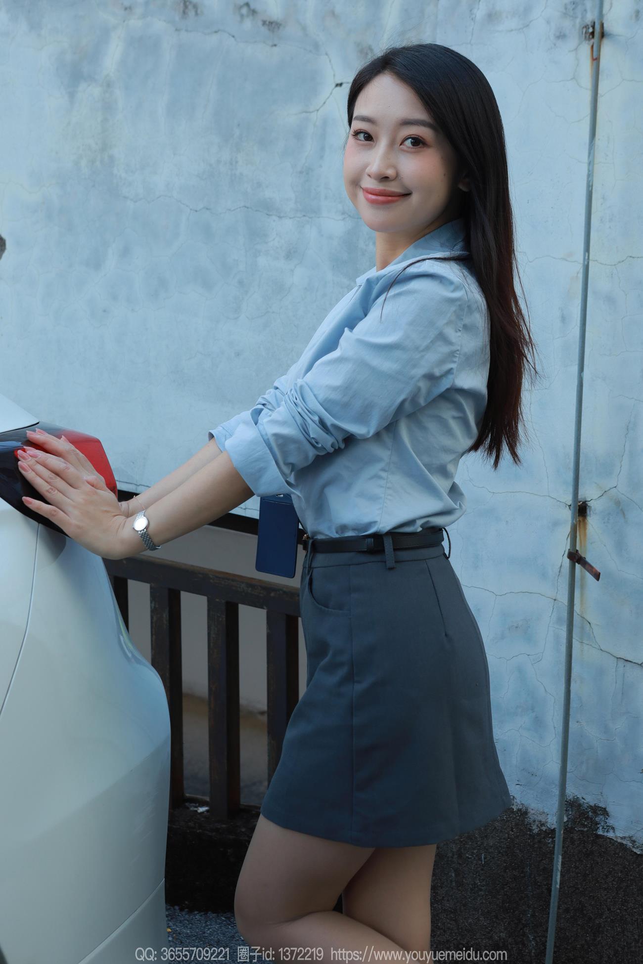 图片[35]-[IESS异思趣向] 2024.11.01 丝享家1887：小婕《蓝色OL（下）》[77P] – 速更版-美库