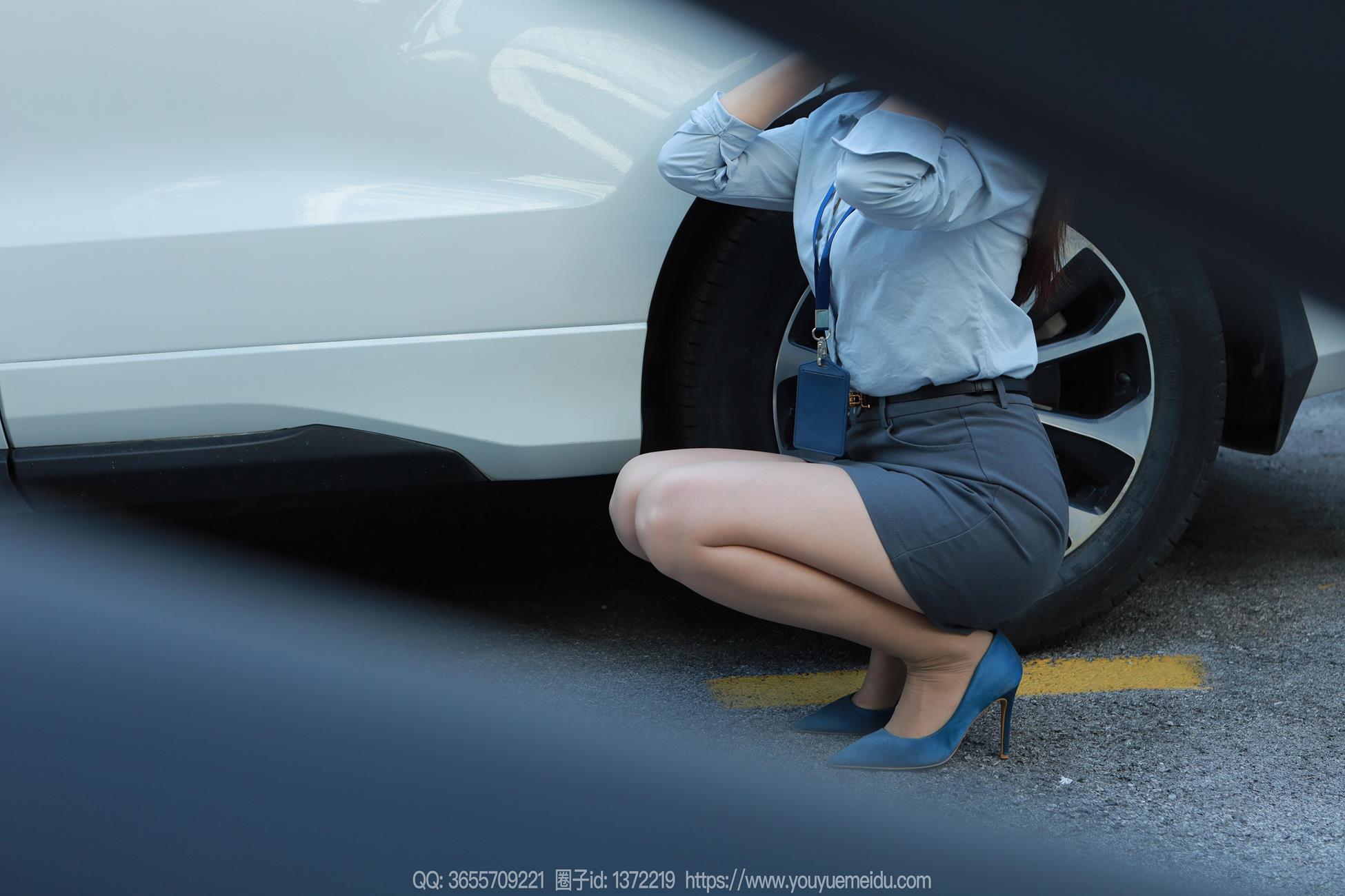 图片[45]-[IESS异思趣向] 2024.11.01 丝享家1887：小婕《蓝色OL（下）》[77P] – 速更版-美库