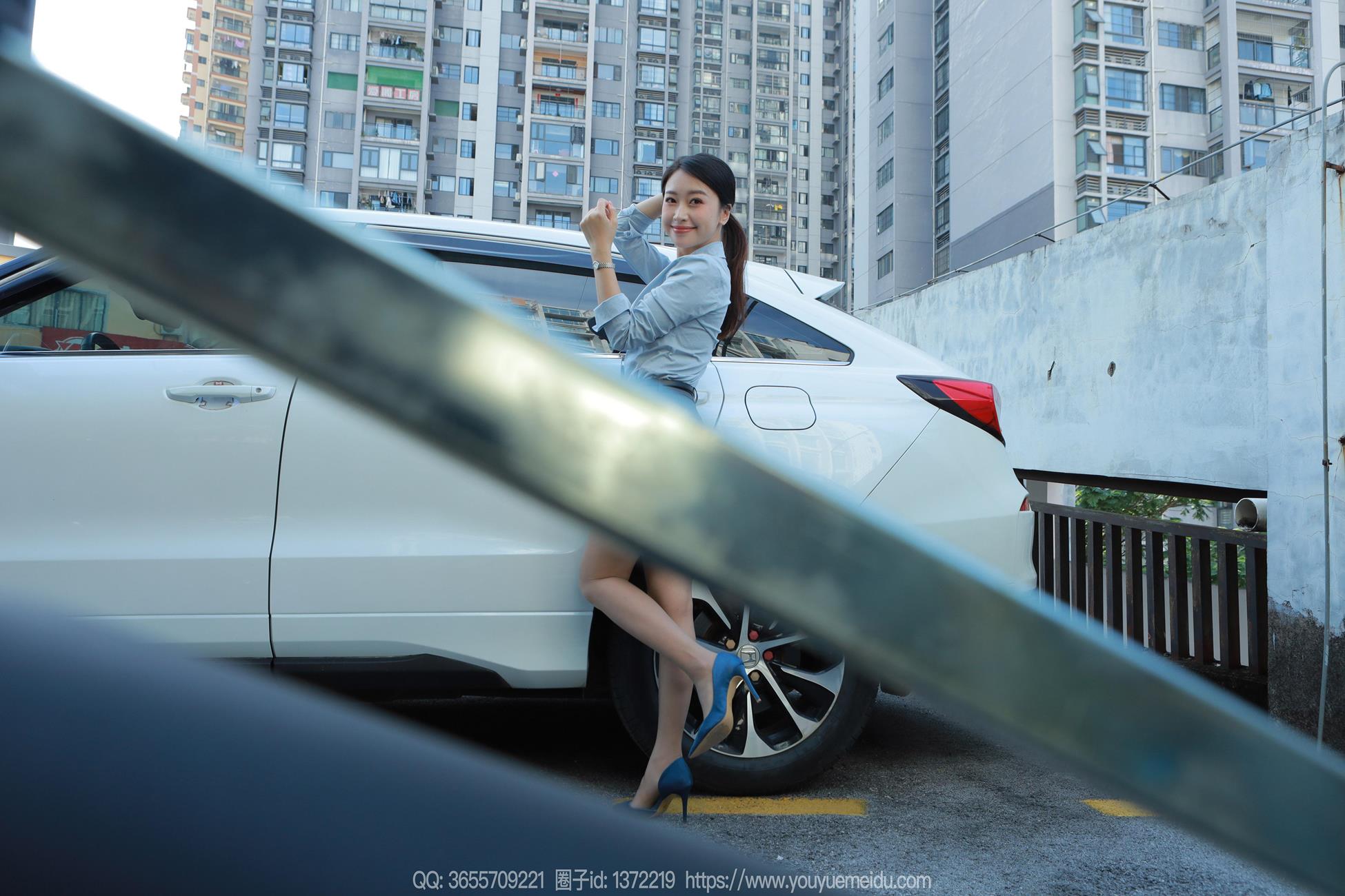 图片[56]-[IESS异思趣向] 2024.11.01 丝享家1887：小婕《蓝色OL（下）》[77P] – 速更版-美库