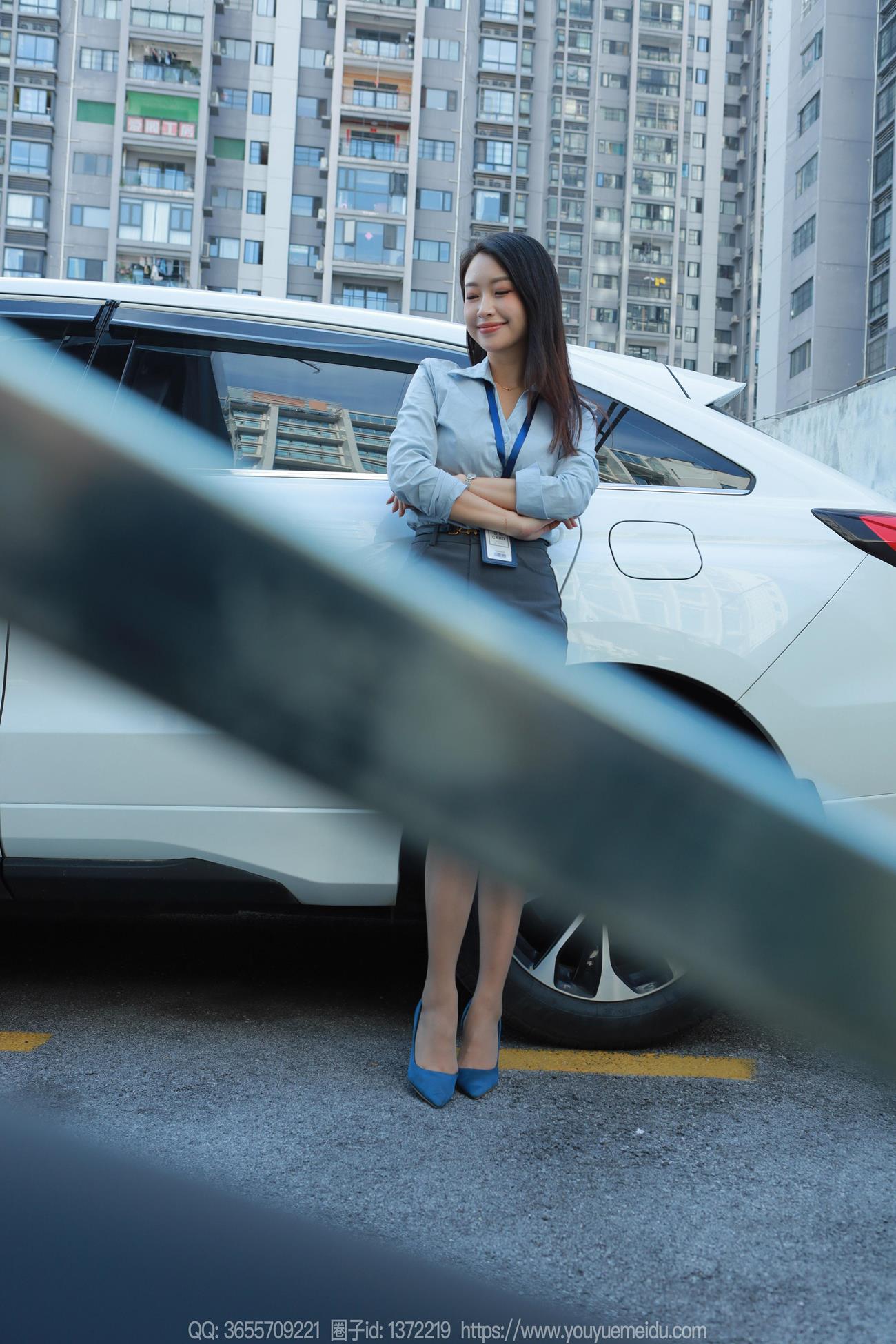 图片[60]-[IESS异思趣向] 2024.11.01 丝享家1887：小婕《蓝色OL（下）》[77P] – 速更版-美库