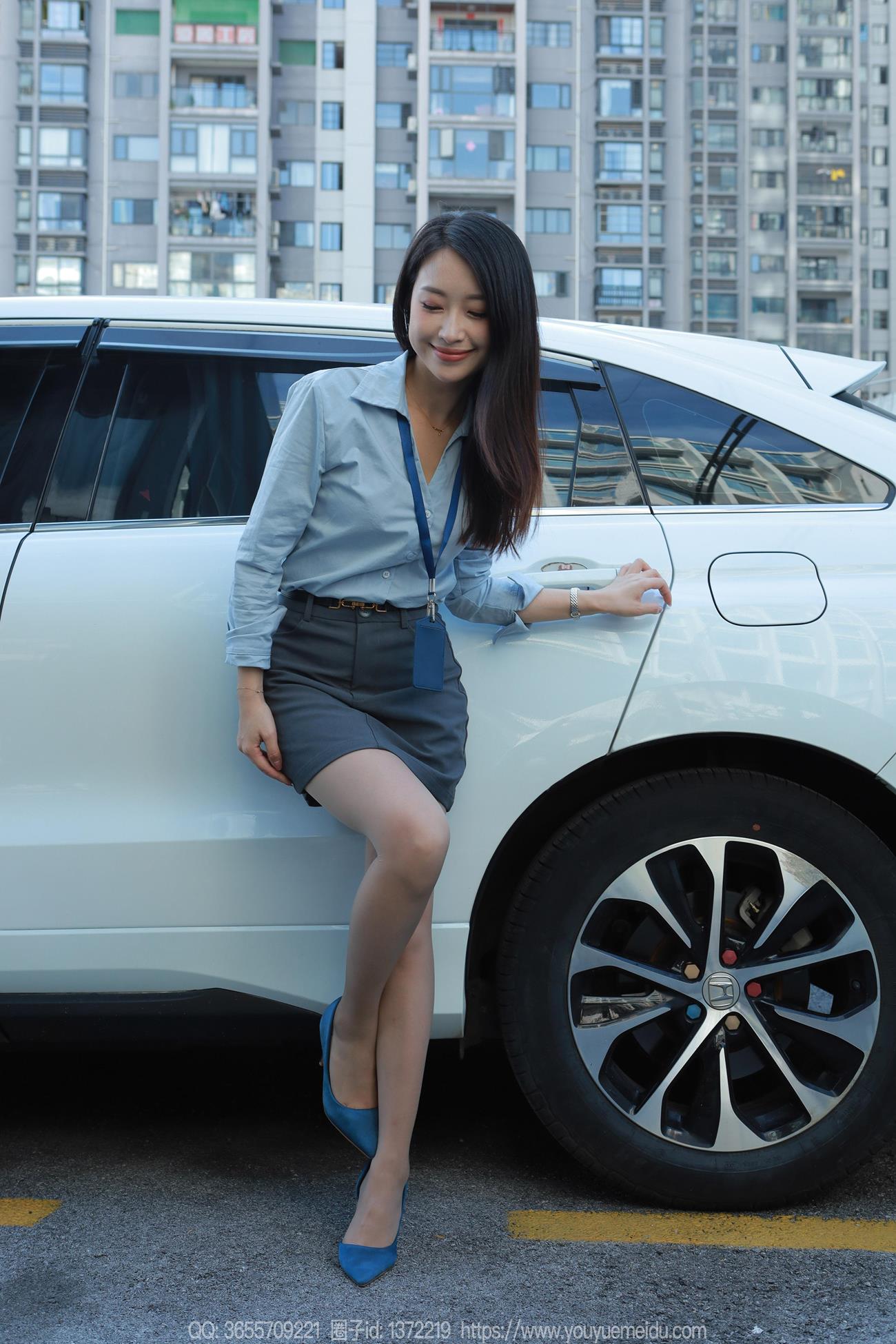 图片[65]-[IESS异思趣向] 2024.11.01 丝享家1887：小婕《蓝色OL（下）》[77P] – 速更版-美库