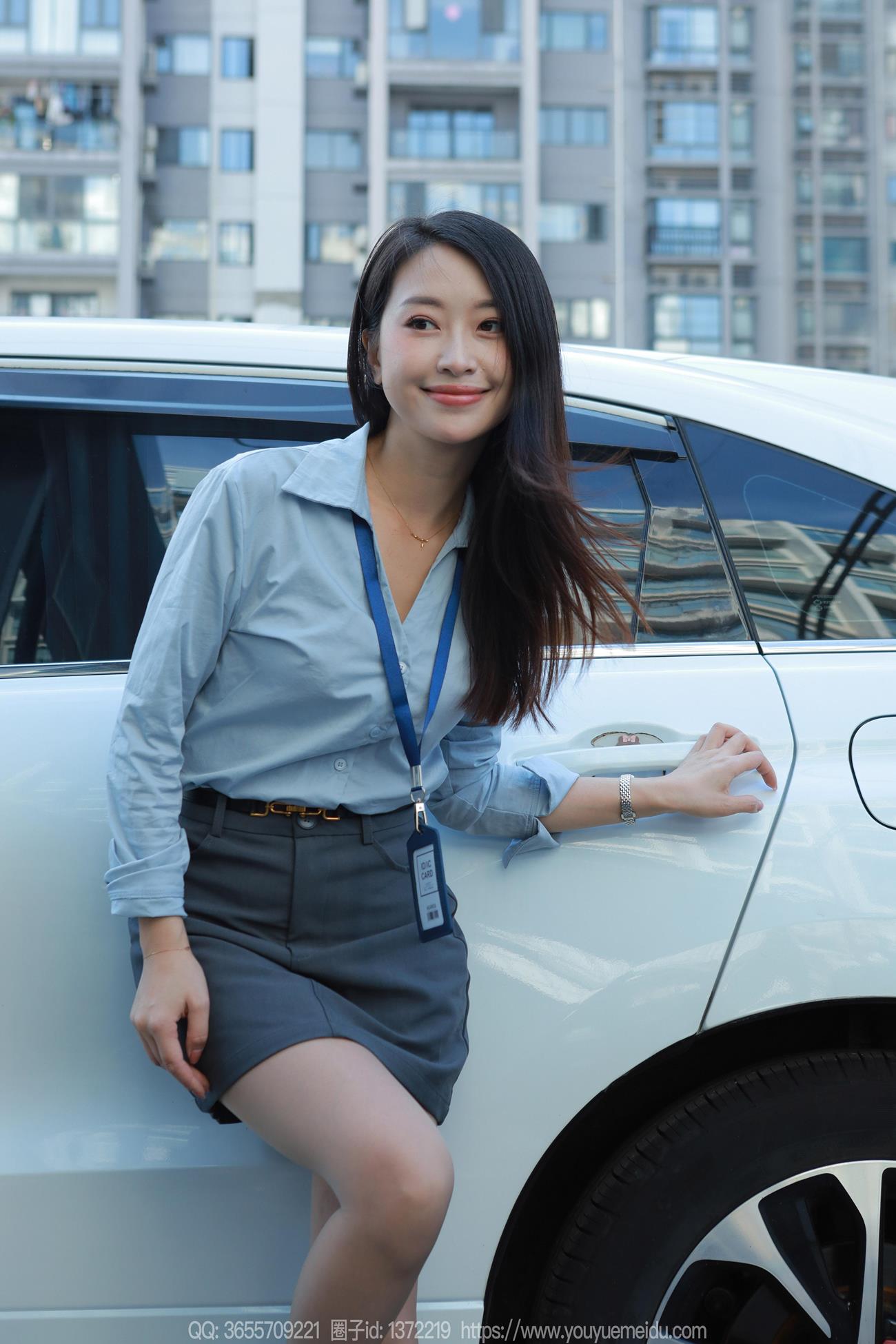 图片[67]-[IESS异思趣向] 2024.11.01 丝享家1887：小婕《蓝色OL（下）》[77P] – 速更版-美库