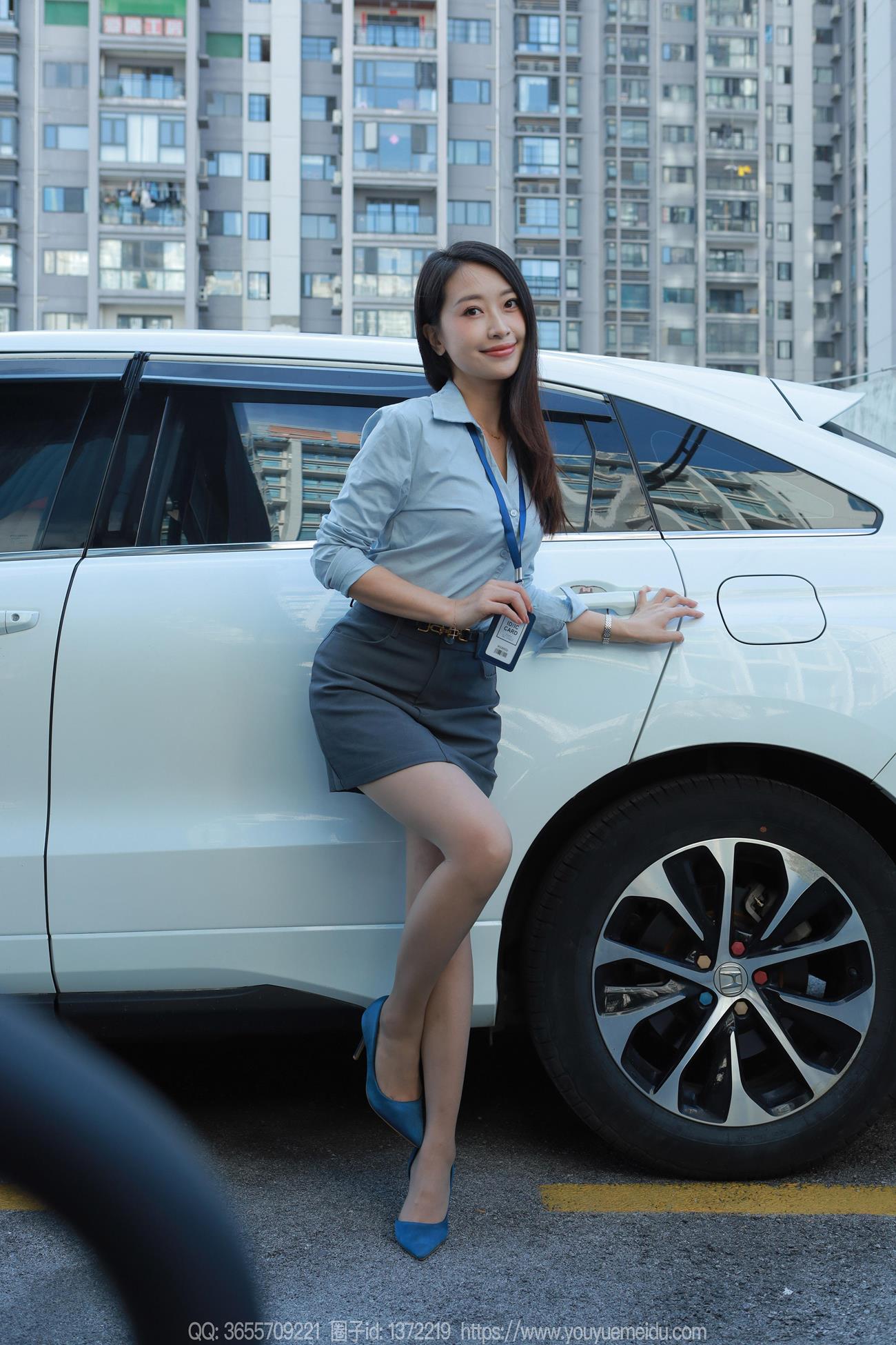 图片[70]-[IESS异思趣向] 2024.11.01 丝享家1887：小婕《蓝色OL（下）》[77P] – 速更版-美库