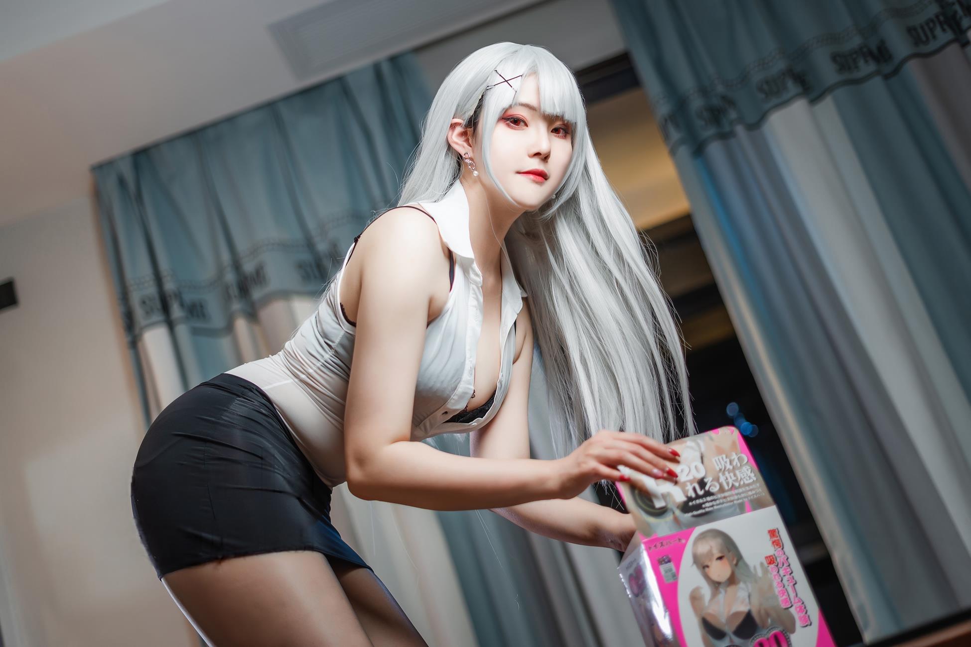 图片[12]-Natsuko夏夏子  – OL灰机杯[17P] – 速更版-美库