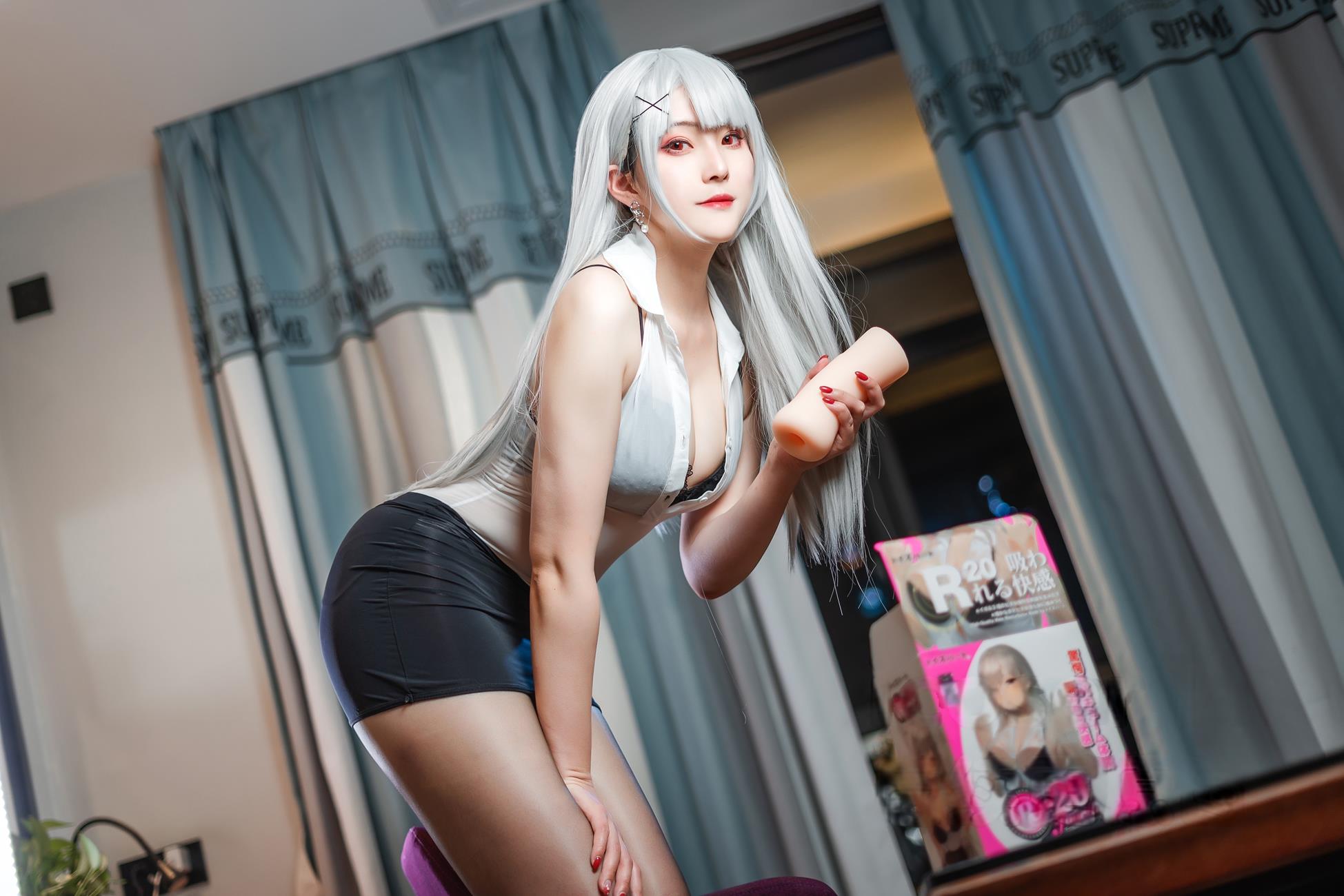 图片[13]-Natsuko夏夏子  – OL灰机杯[17P] – 速更版-美库