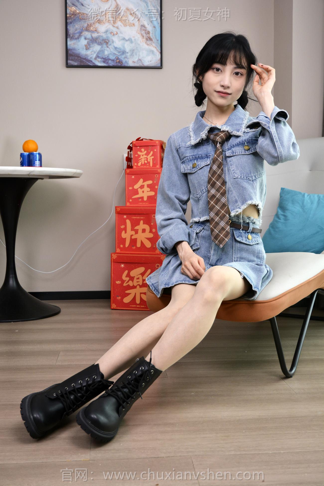 图片[10]-初夏女神 NO.247 柒柒 浪漫牛仔[116P] – 速更版-美库