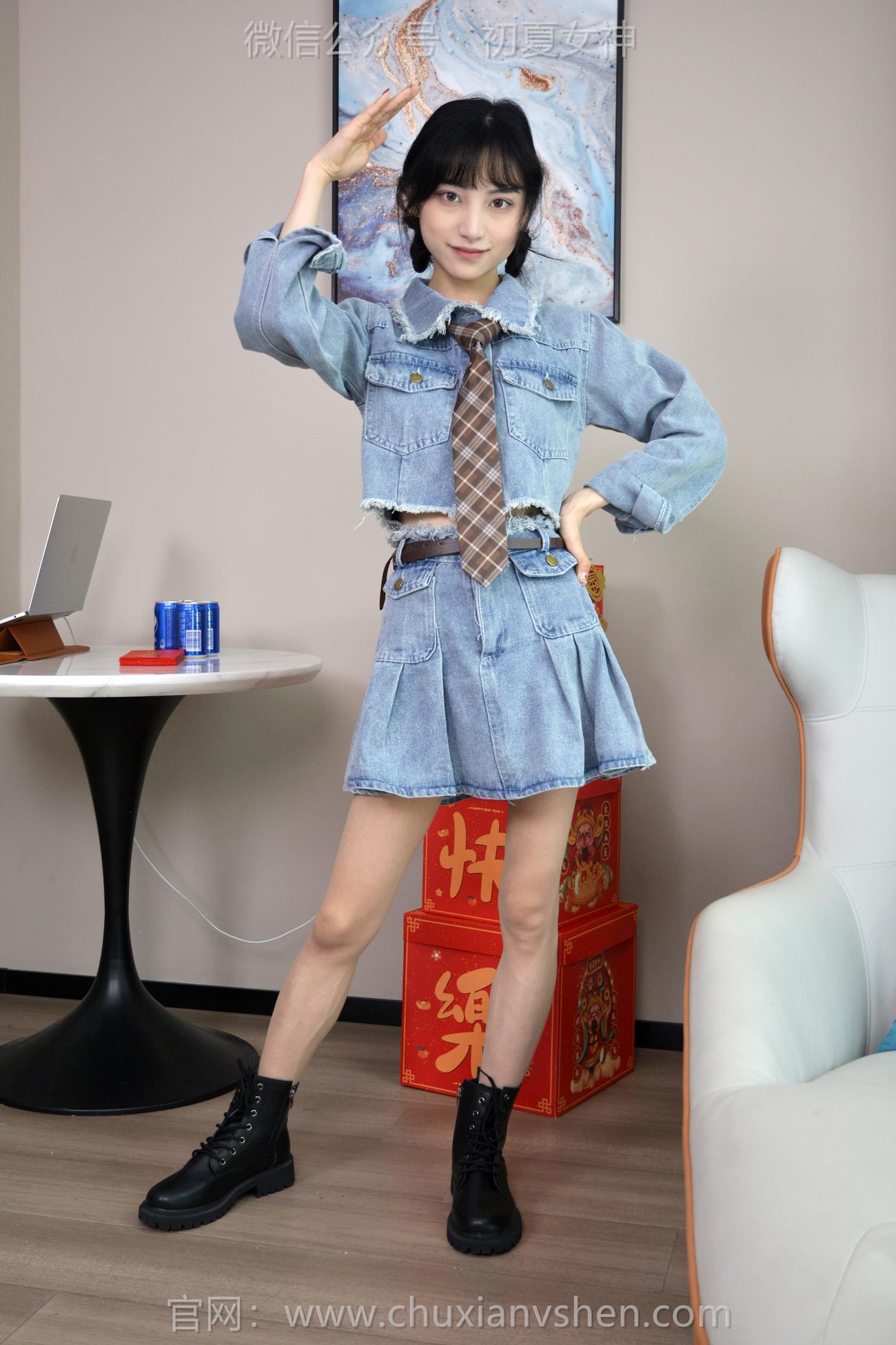 图片[20]-初夏女神 NO.247 柒柒 浪漫牛仔[116P] – 速更版-美库